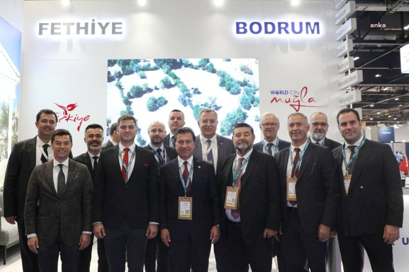 Bodrum Belediye Başkanı Mandalinci, Dünya Seyahat Fuarı’na katıldı