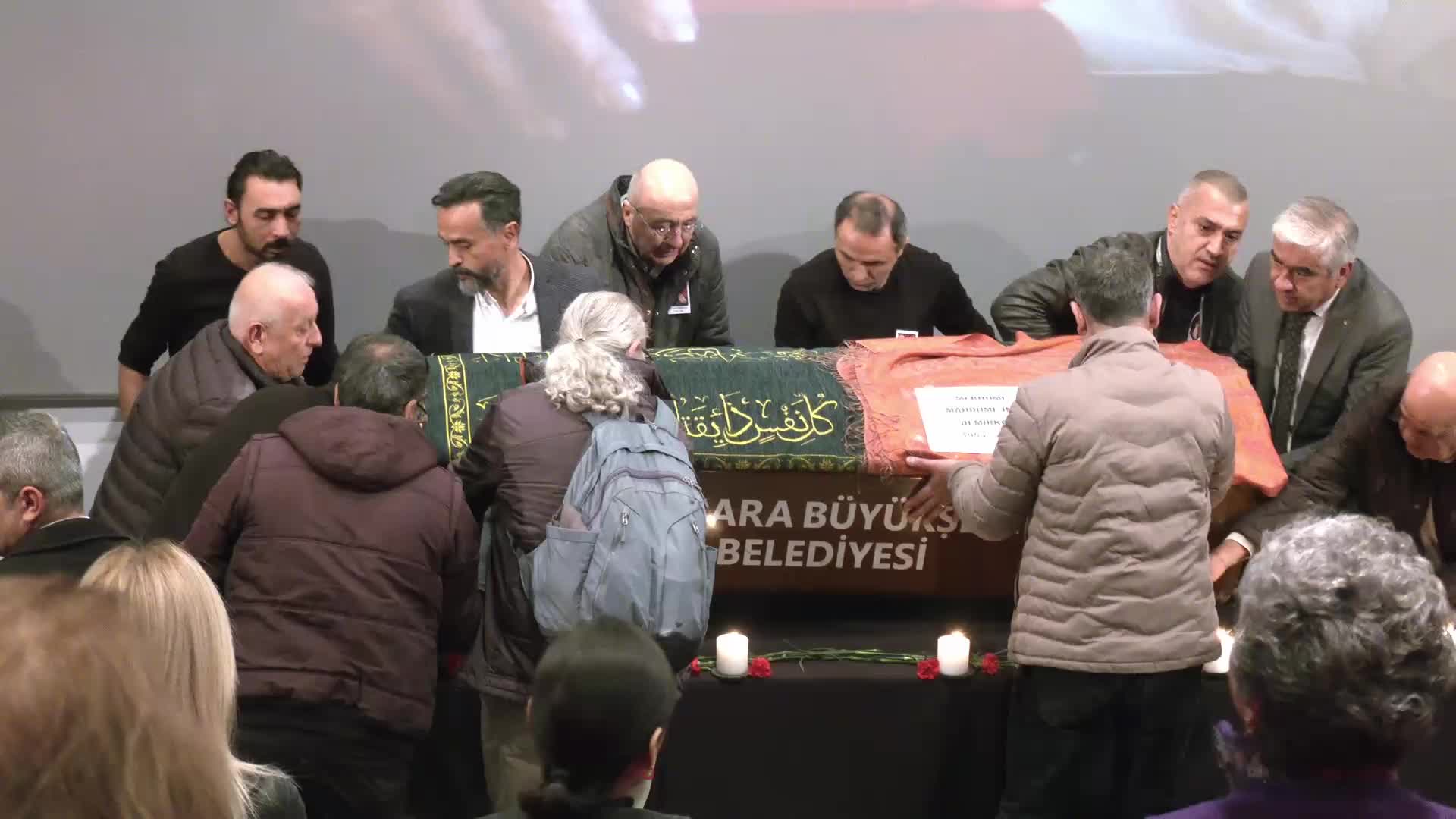 Yaşamını yitiren Ankara Film Festivali Başkanı İnci Demirkol için tören düzenlendi