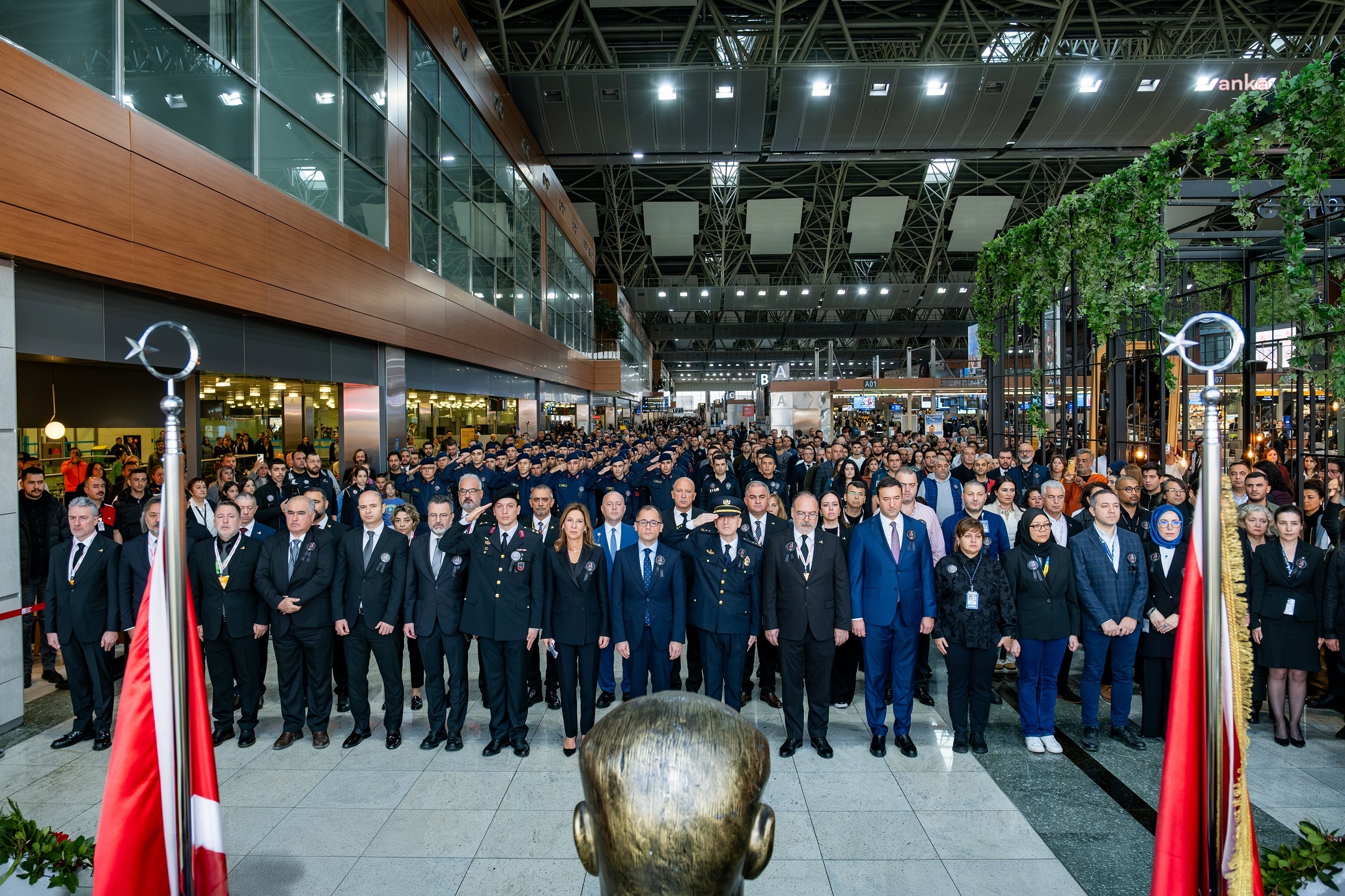 Atatürk, 10 Kasım’da İstanbul Sabiha Gökçen’de özel bir hologram izletisiyle anıldı