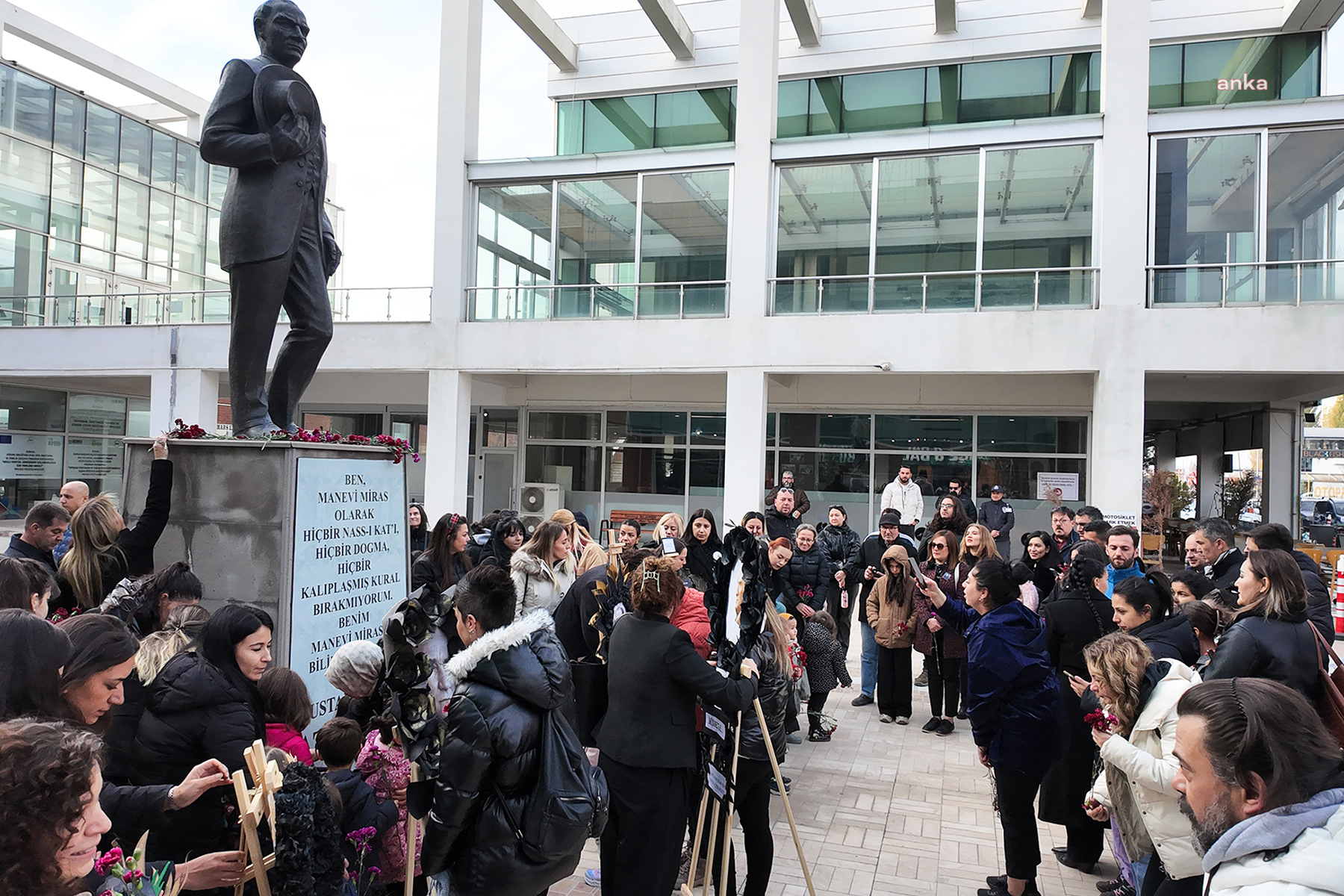 Atatürk'ün vefatının 86'ncı yılında Tepebaşı'nda anma töreni
