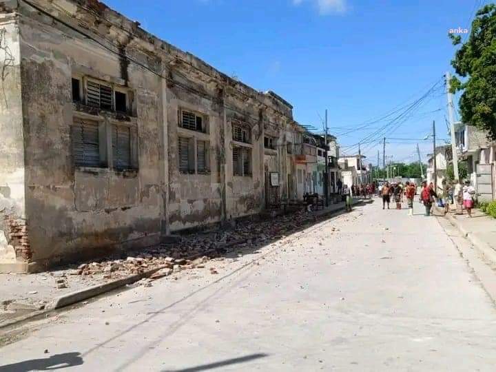 Küba'da 6,8 büyüklüğünde bir deprem meydana geldi