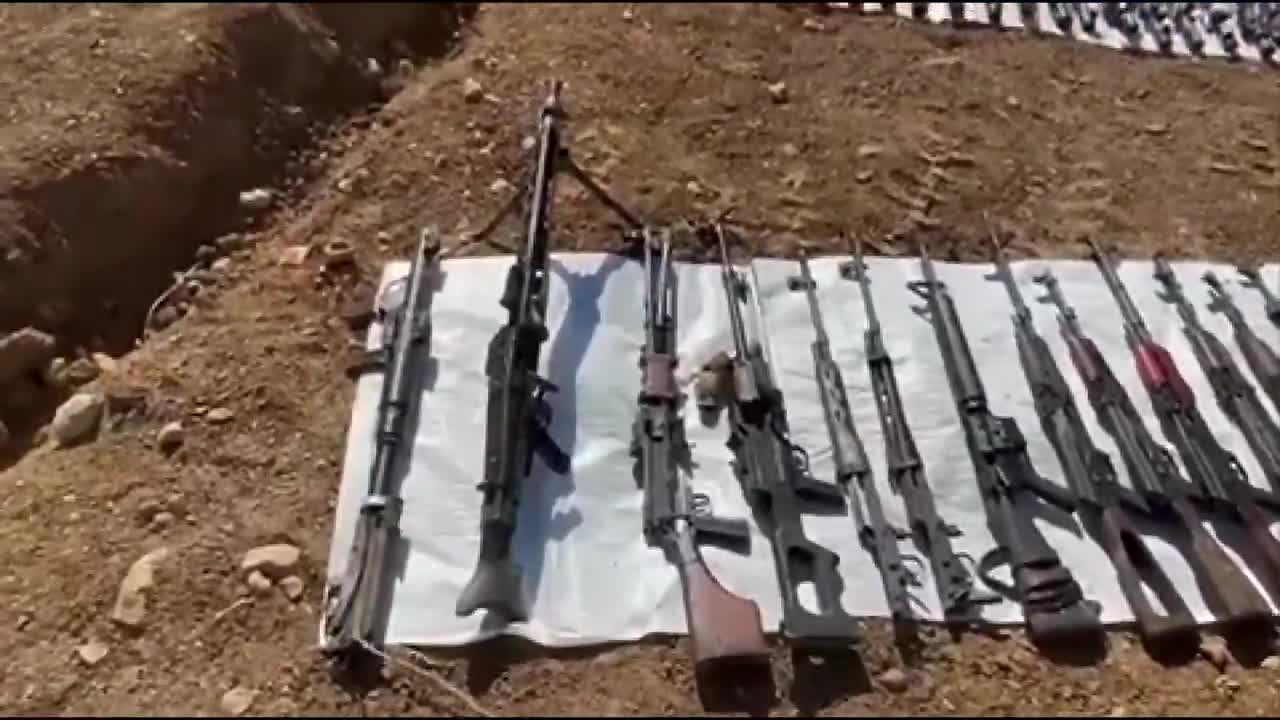 Milli Savunma Bakanlığı: Pençe-Kilit bölgesinde çok sayıda silah ve mühimmat ele geçirildi