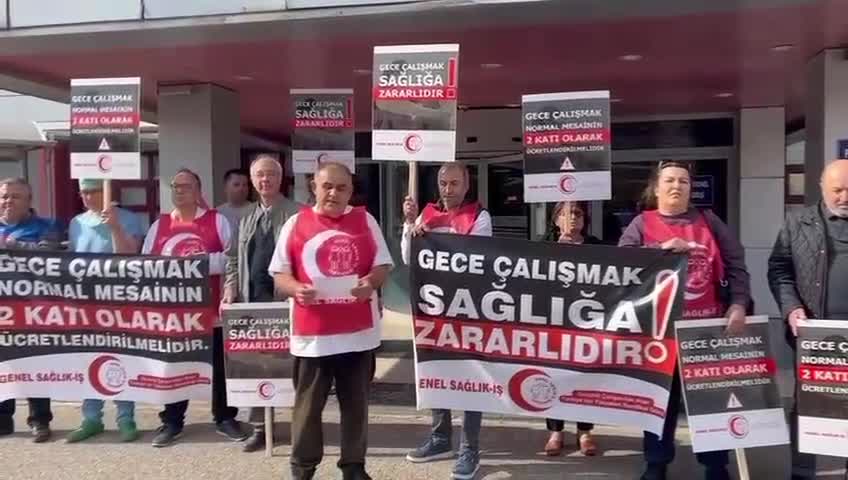 Genel Sağlık İş'ten 'gece mesaisi' açıklaması: "Gece mesaisi, gündüz mesaisinin iki katı olarak ücretlendirilmelidir"