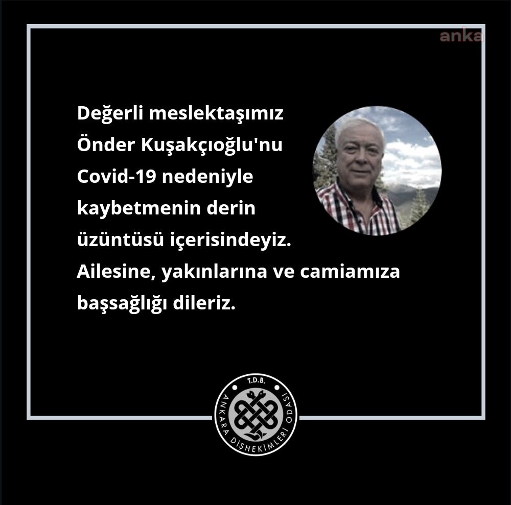 DİŞ HEKİMİ ÖNDER KUŞAKÇIOĞLU, KORONAVİRÜS NEDENİYLE YAŞAMINI YİTİRDİ
