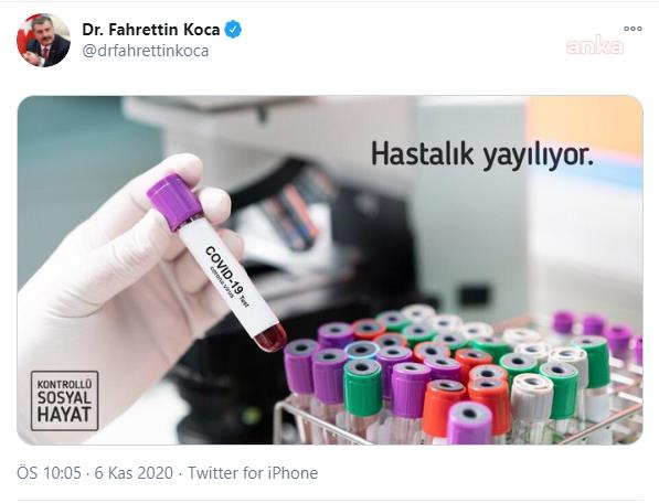 BAKAN KOCA UYARDI : HASTALIK YAYILIYOR