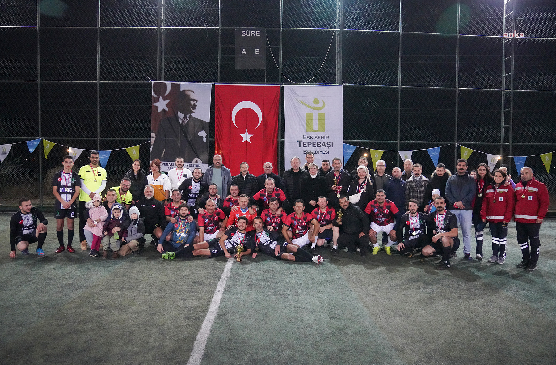 Tepebaşı Belediyesi'nin düzenlediği 'Cumhuriyet Kupası' sona erdi