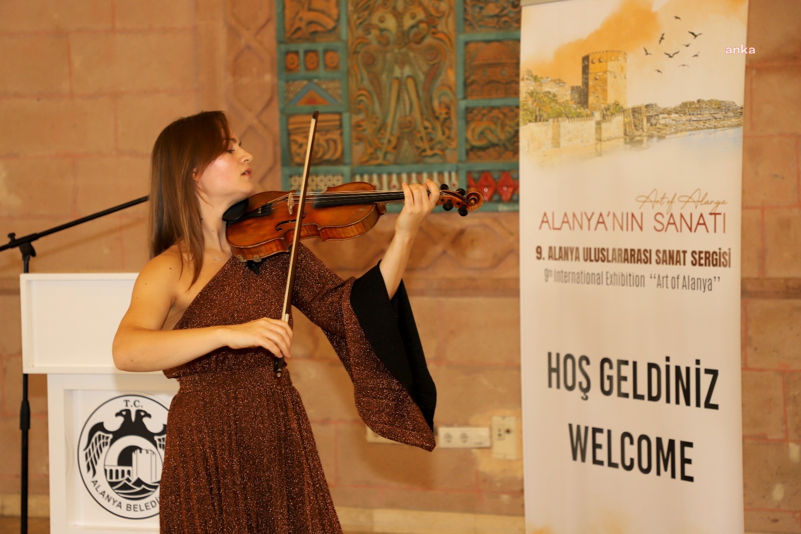 9. Alanya Uluslararası Sanat Sergisi açıldı