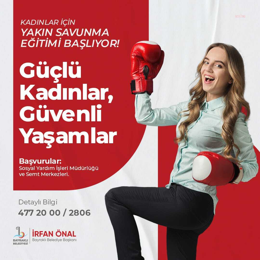 Bayraklı Belediyesi, kadınlara ücretsiz yakın savunma eğitimi verecek