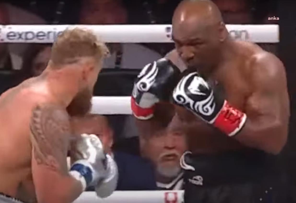 Efsanevi boksör Mike Tyson, 27 yaşındaki Jake Paul'a yenildi