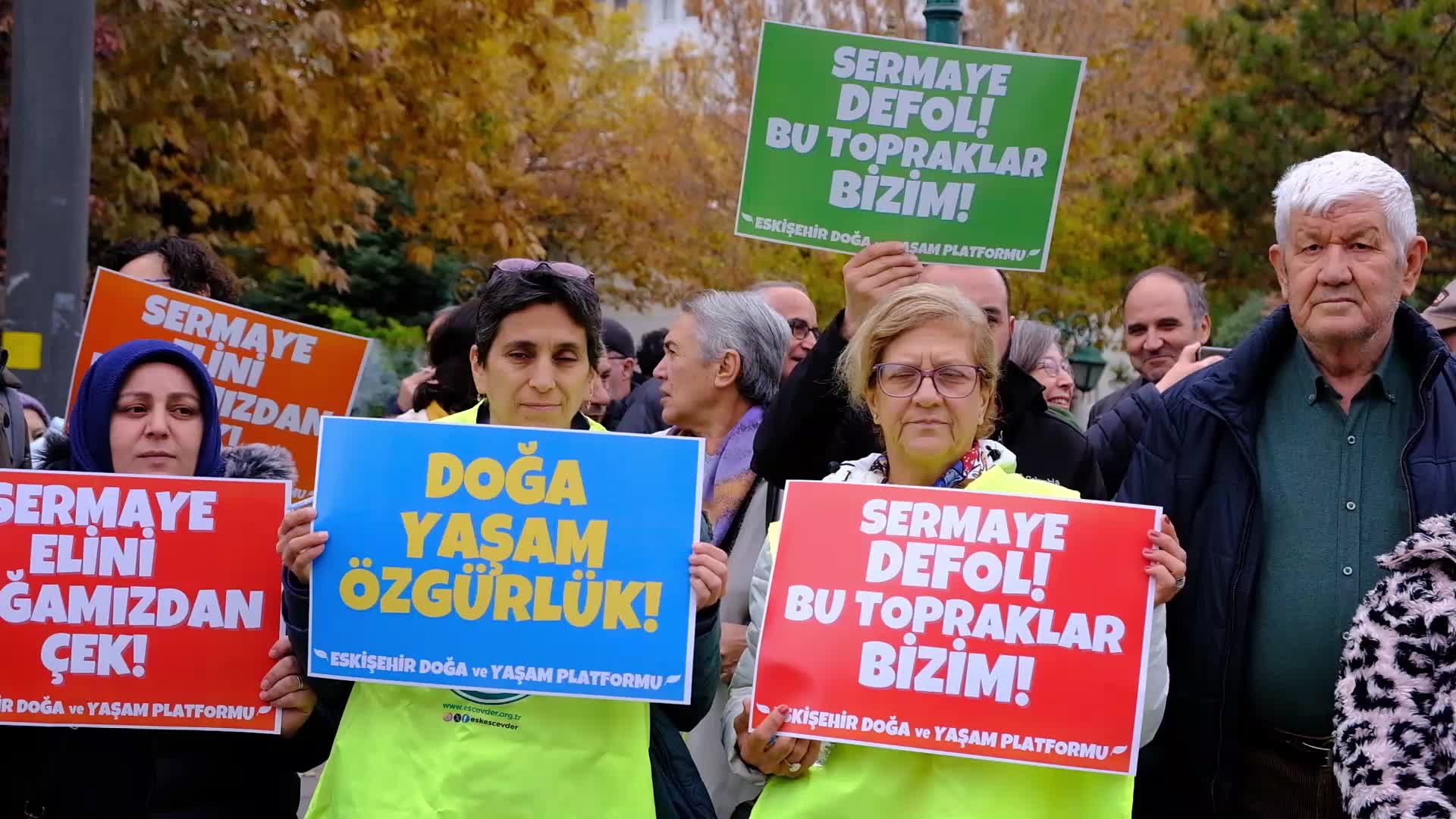 Eskişehir'de siyanürlü madene karşı yürüyüş: "Sarıcakaya yok olmasın"