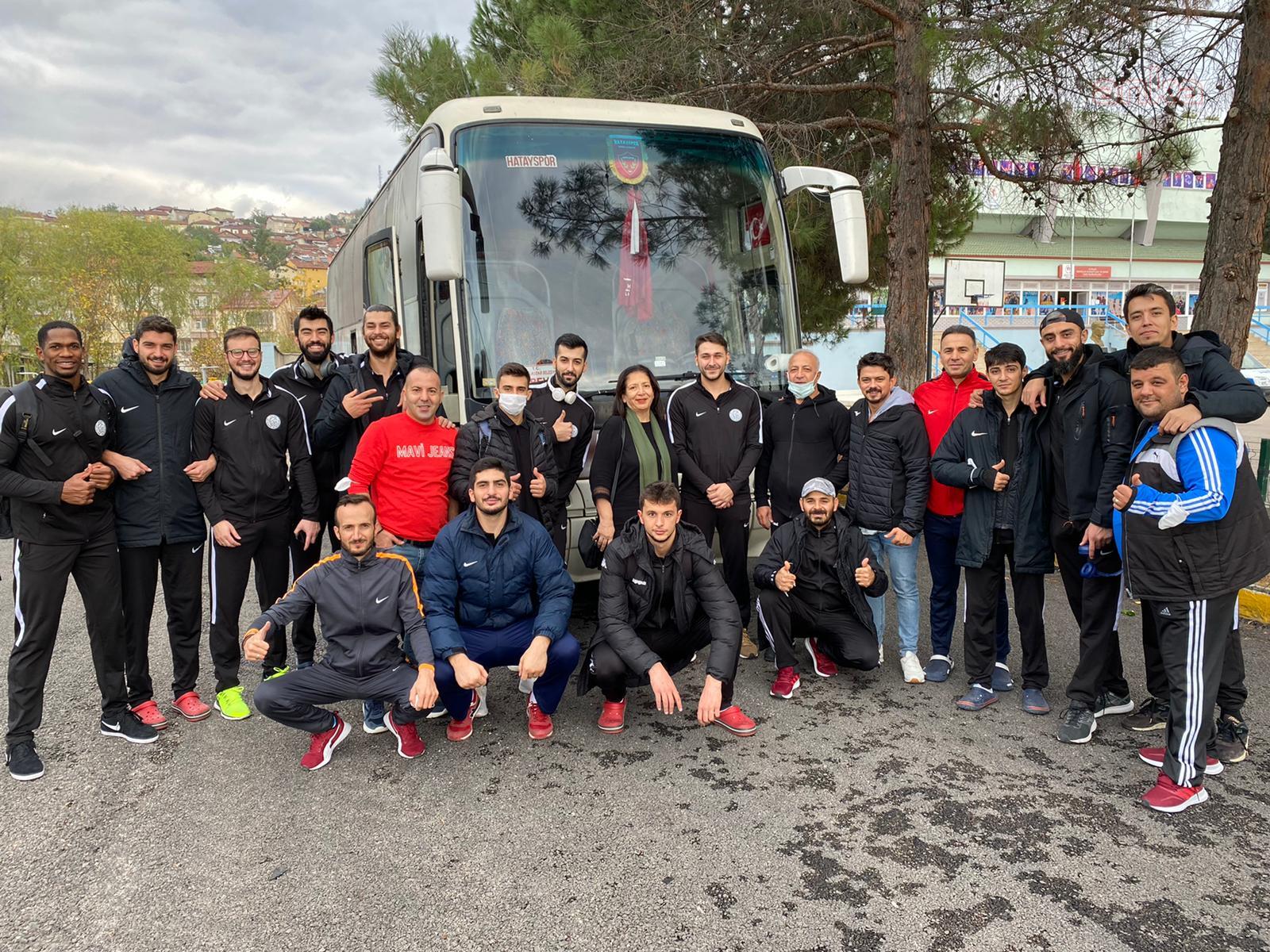 MAVİ BEYAZLILAR, HATAY’A MUTLU DÖNDÜ