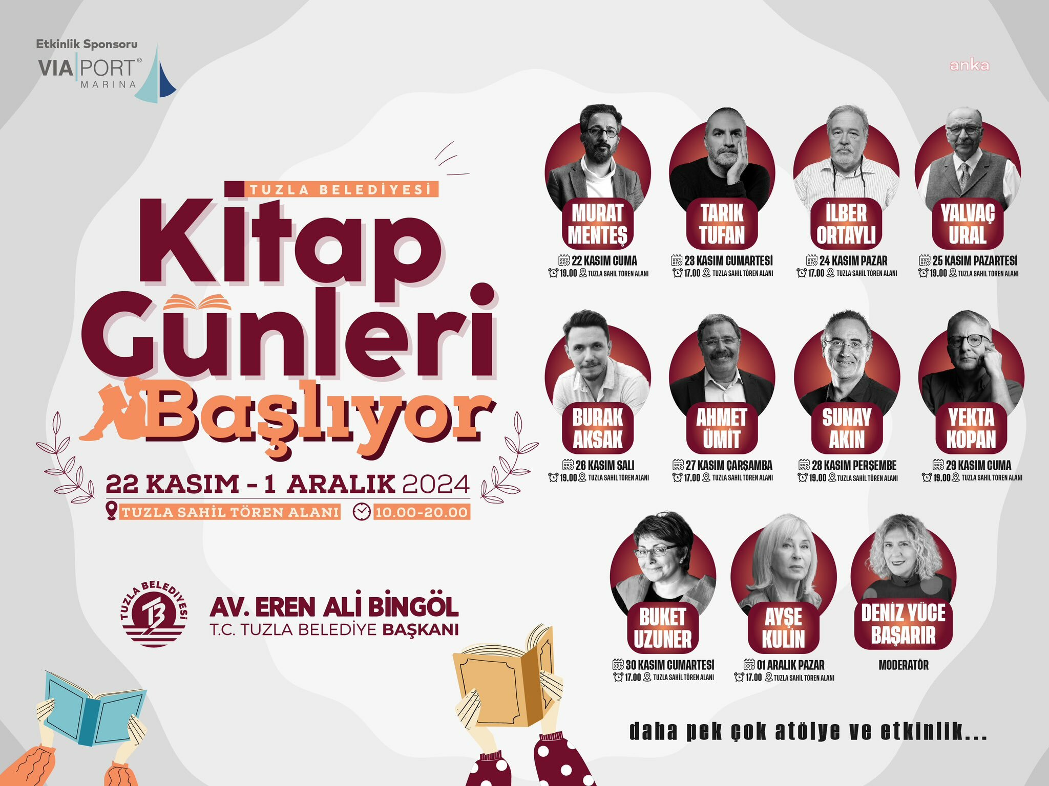 Tuzla Belediyesi'nin düzenleyeceği Kitap Günleri için geri sayım başladı