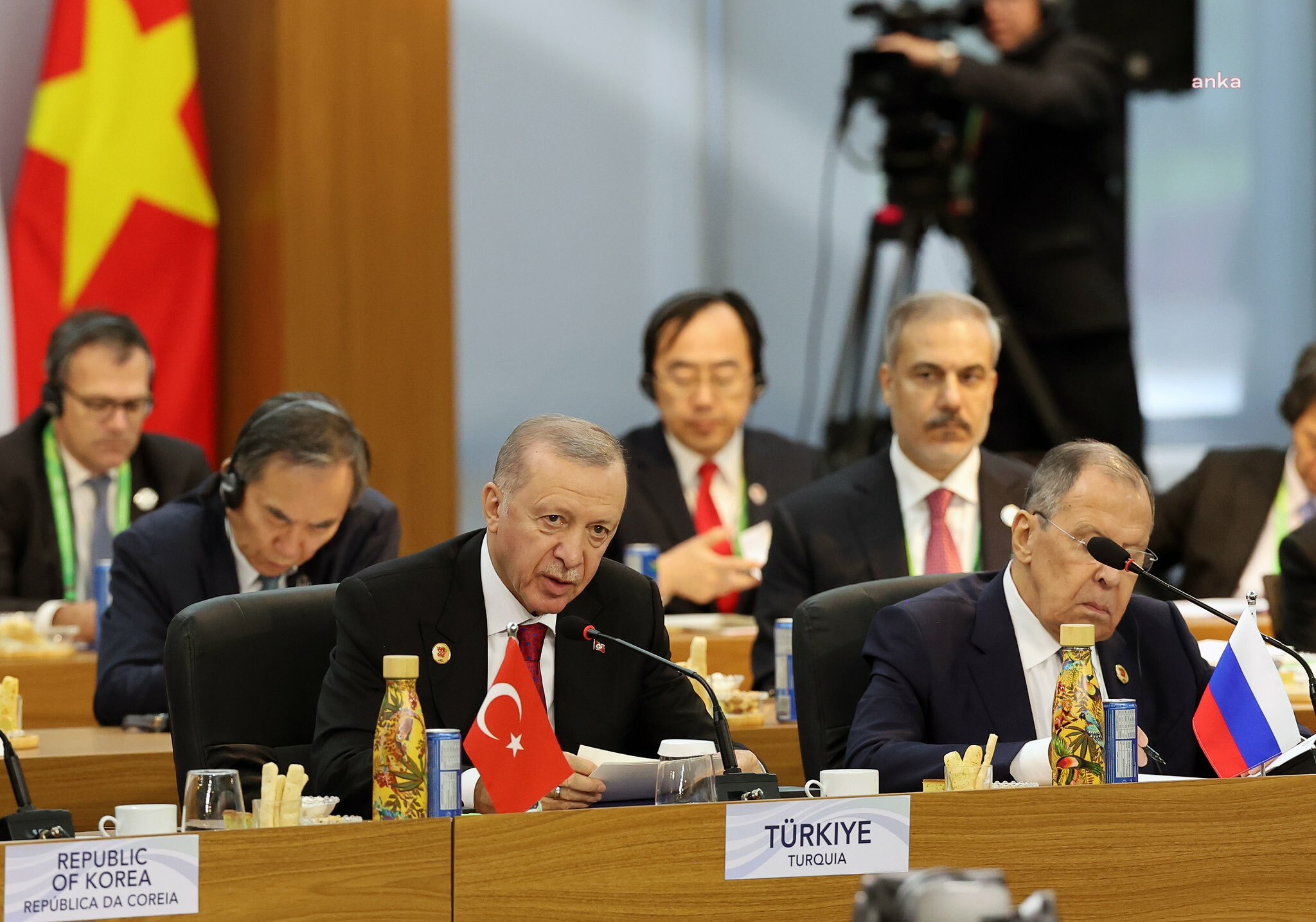 G20'de konuşan Cumhurbaşkanı Erdoğan: "Gazze'deki insani felaket karşısında kalıcı ateşkesin sağlanması çağrısında bulunuyorum"