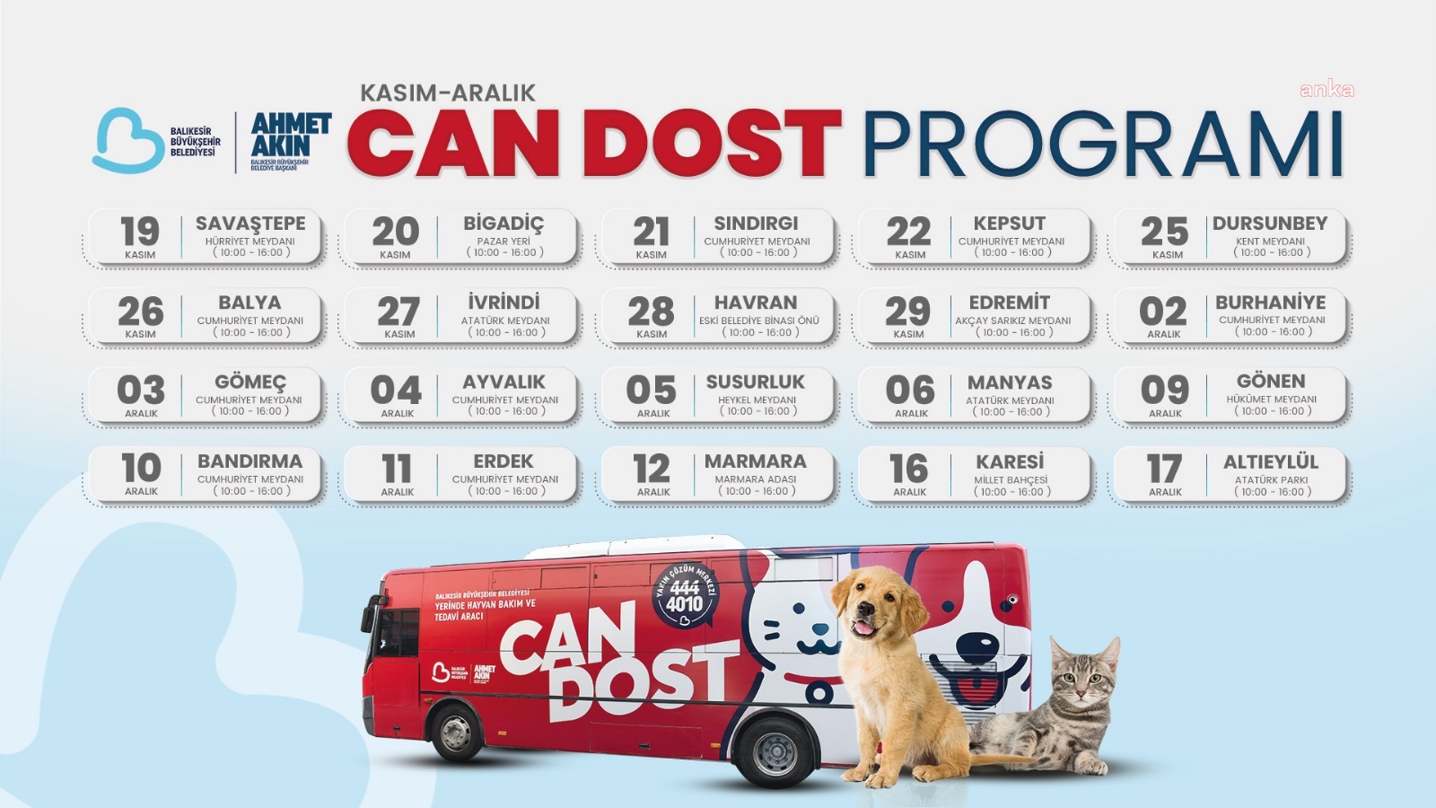 Balıkesir Büyükşehir Belediyesi’nin yerinde tedavi aracı “Can Dost" ilçelerde hizmet vermeye başladı