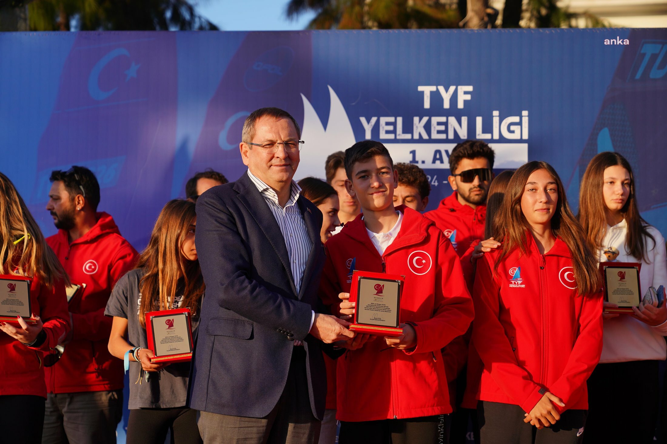 TYF Yelken Ligi 1. Ayak IQ FOIL-TECHNO 293 yarışları Ayvalık'ta başladı
