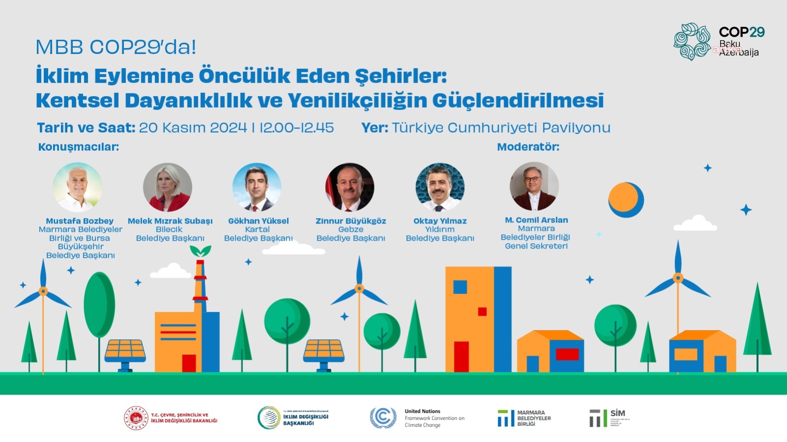 Kartal Belediye Başkanı Yüksel, Birleşmiş Milletler İklim Değişikliği Konferansı'na konuşmacı olarak katılacak