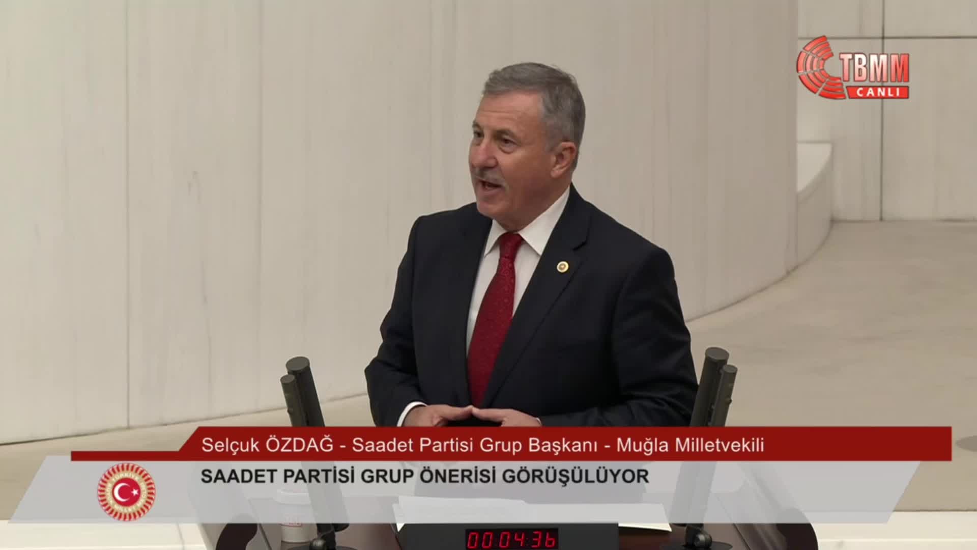 Saadet Partisi'nin "Belediyelerin kamu harcamaları araştırılsın" önerisi AKP ve MHP milletvekilleri tarafından reddedildi