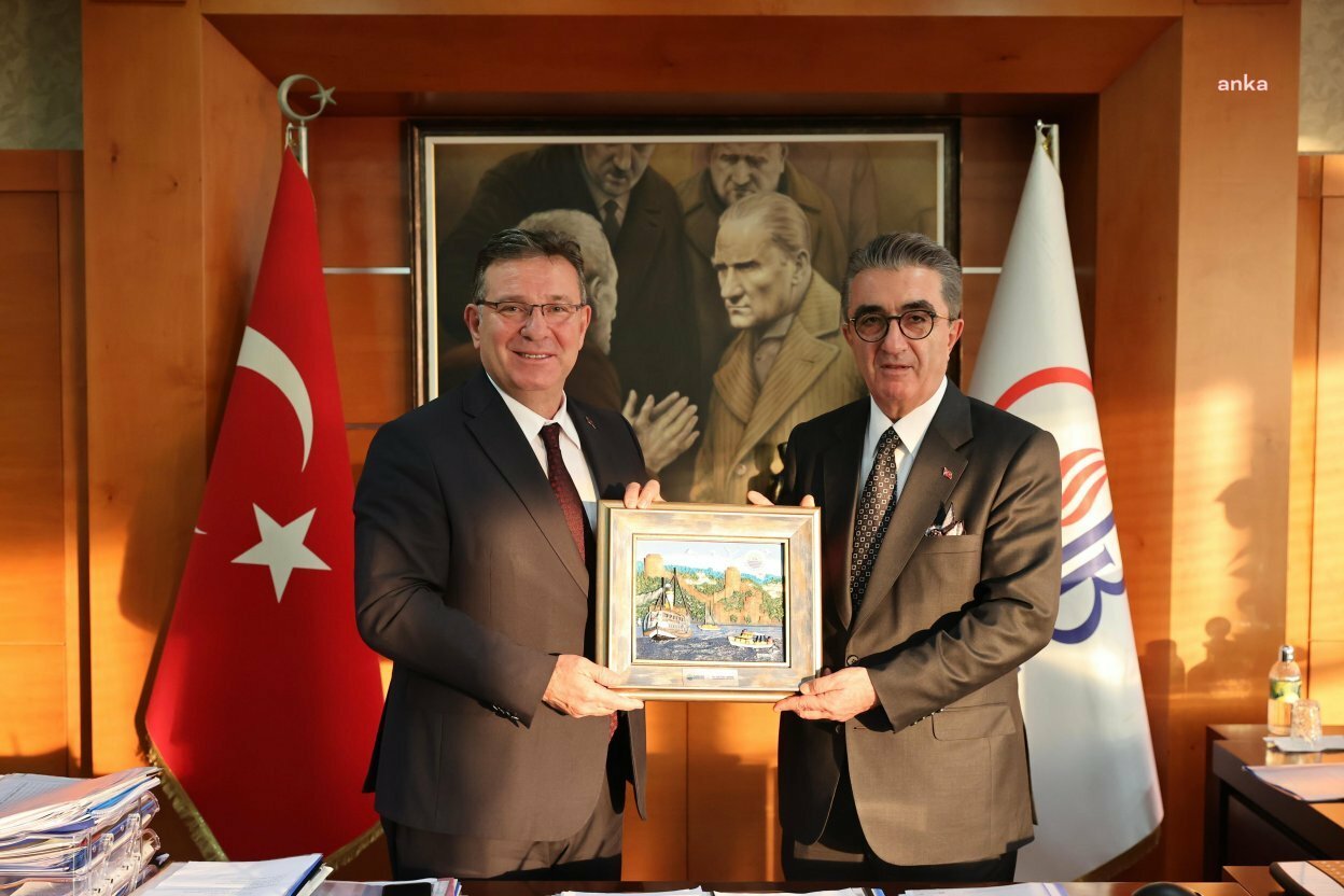 Bayrampaşa Belediye Başkanı Mutlu, Sarıyer Belediye Başkanı Aksu’yu ağırladı