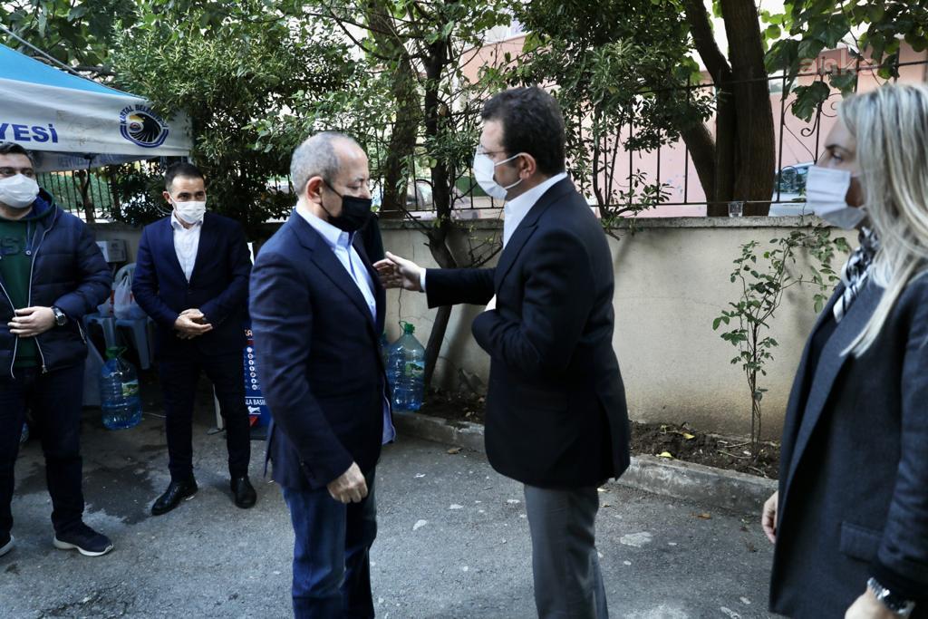 İMAMOĞLU ÇİFTİNDEN YILMAZ VE HAMZAÇEBİ AİLELERİ’NE TAZİYE ZİYARETİ