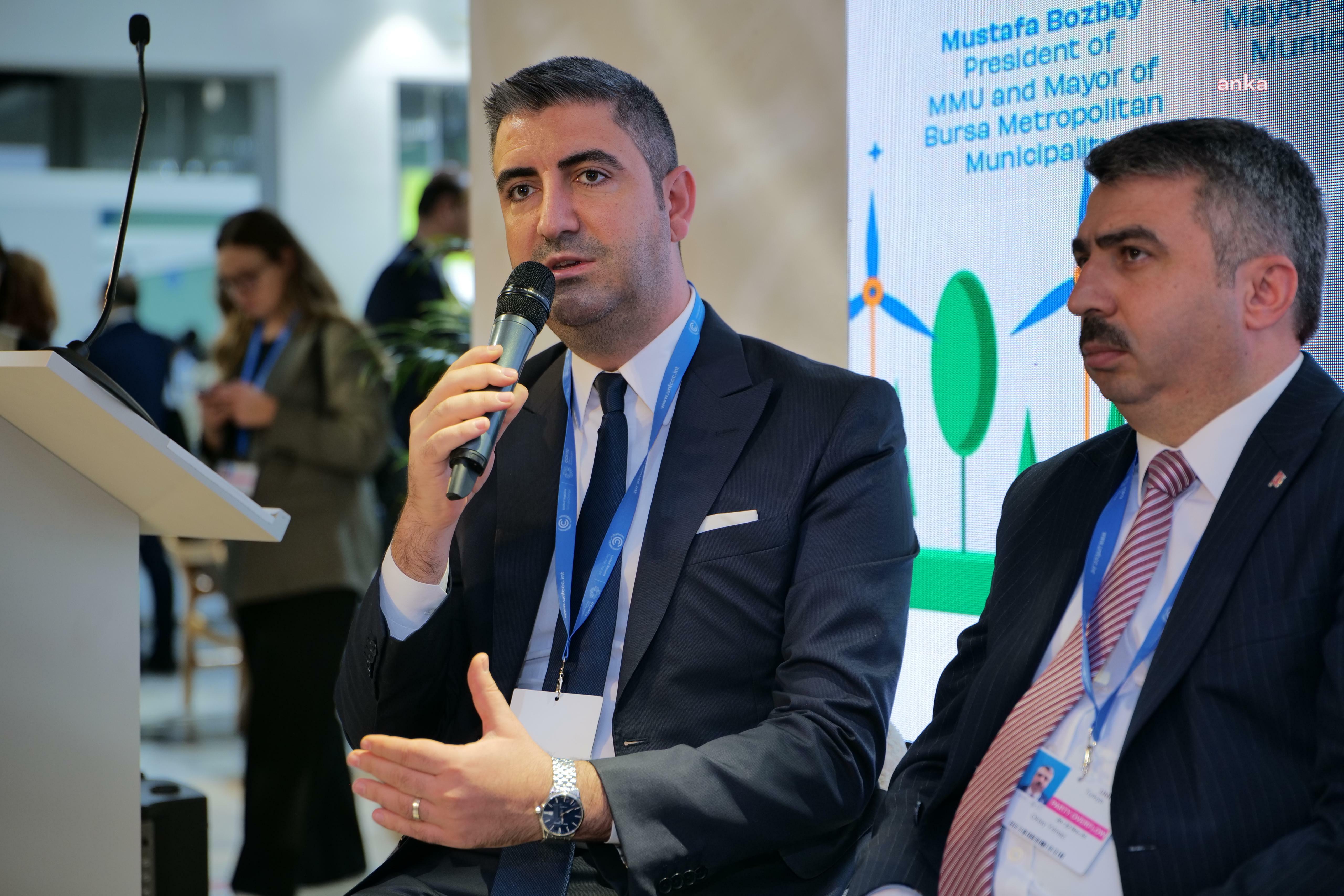 Kartal Belediye Başkanı Yüksel, COP29’da konuştu: “İklim krizi, odağımızın değişmemesi gereken bir konu başlığı”