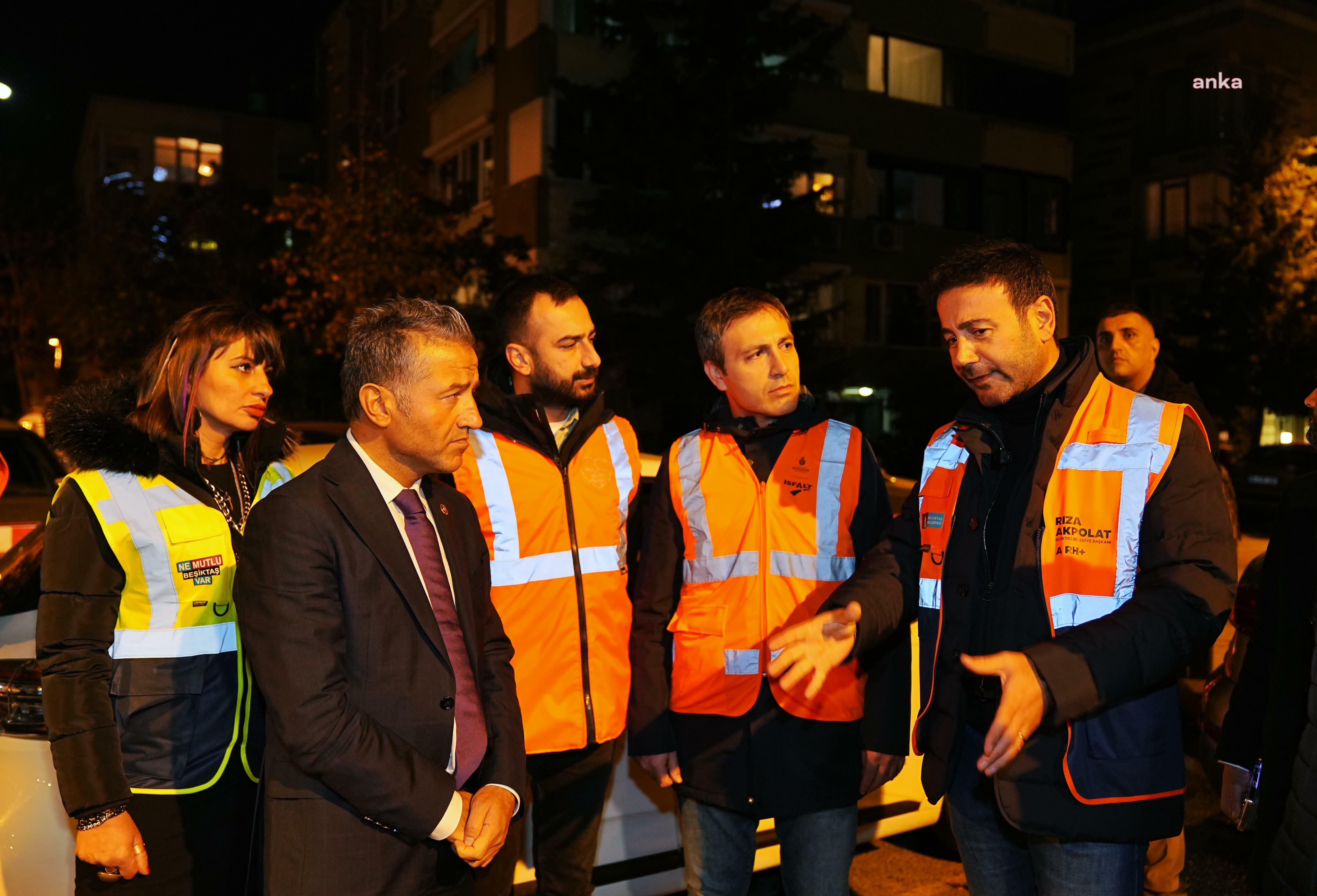 Beşiktaş Belediye Başkanı Akpolat: "Beşiktaş’ımızın her köşesini daha güvenli, konforlu ve yaşanabilir bir hale getirmek için durmadan çalışıyoruz"