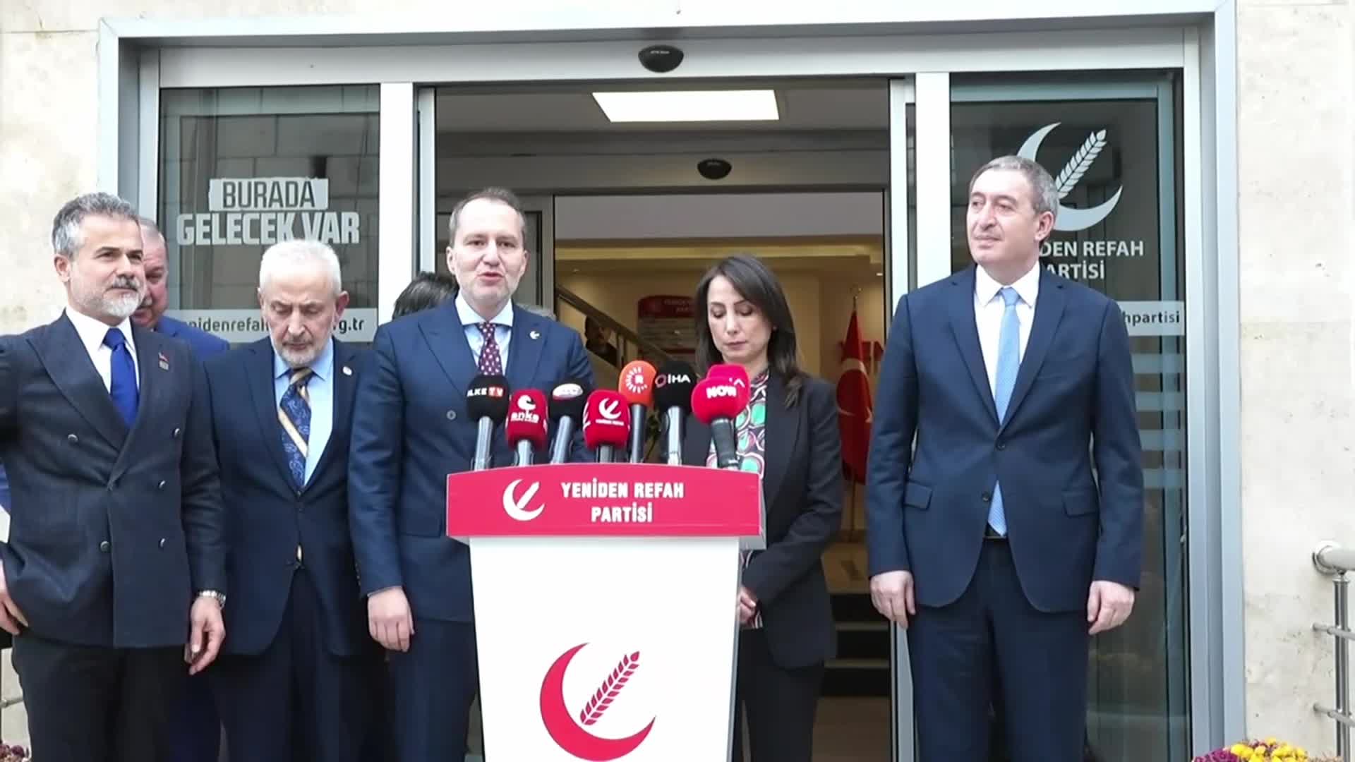 DEM Parti’den Yeniden Refah'a ziyaret...Hatimoğulları: "Kayyum atamalarına ilişkin ortak görüş içindeyiz"