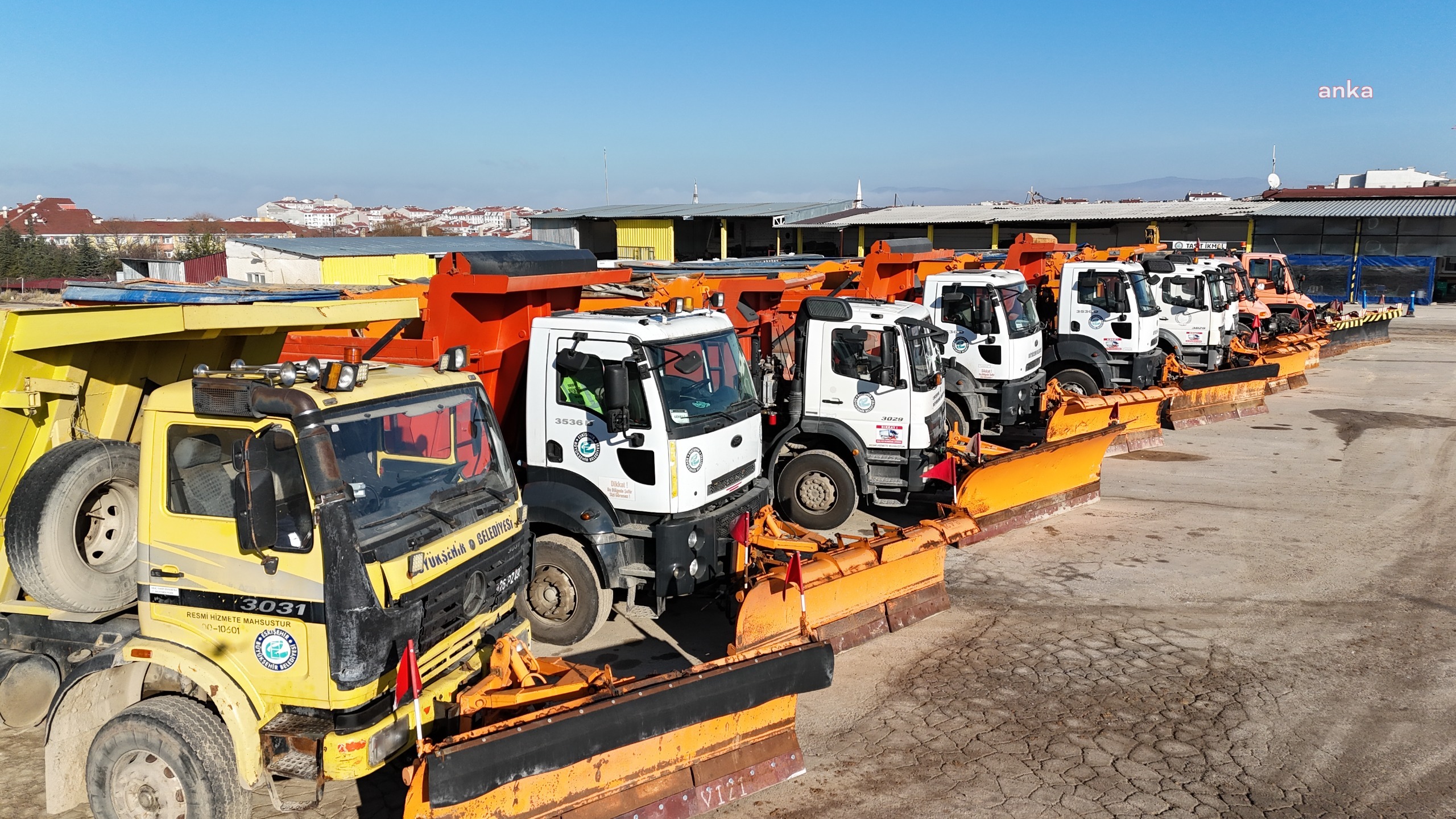 Eskişehir Büyükşehir Belediyesi karla mücadeleye hazır