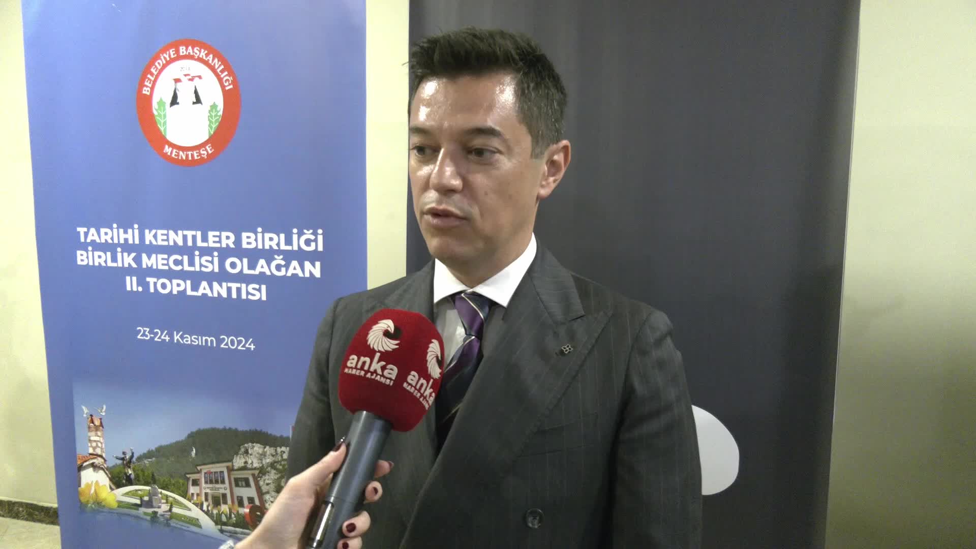 Tarihi Kentler Birliği Toplantısı'na ev sahipliği yapan Marmaris Belediye Başkanı Acar Ünlü: "400'ün üzerinde belediye başkanımızın burada olması çok güzel"