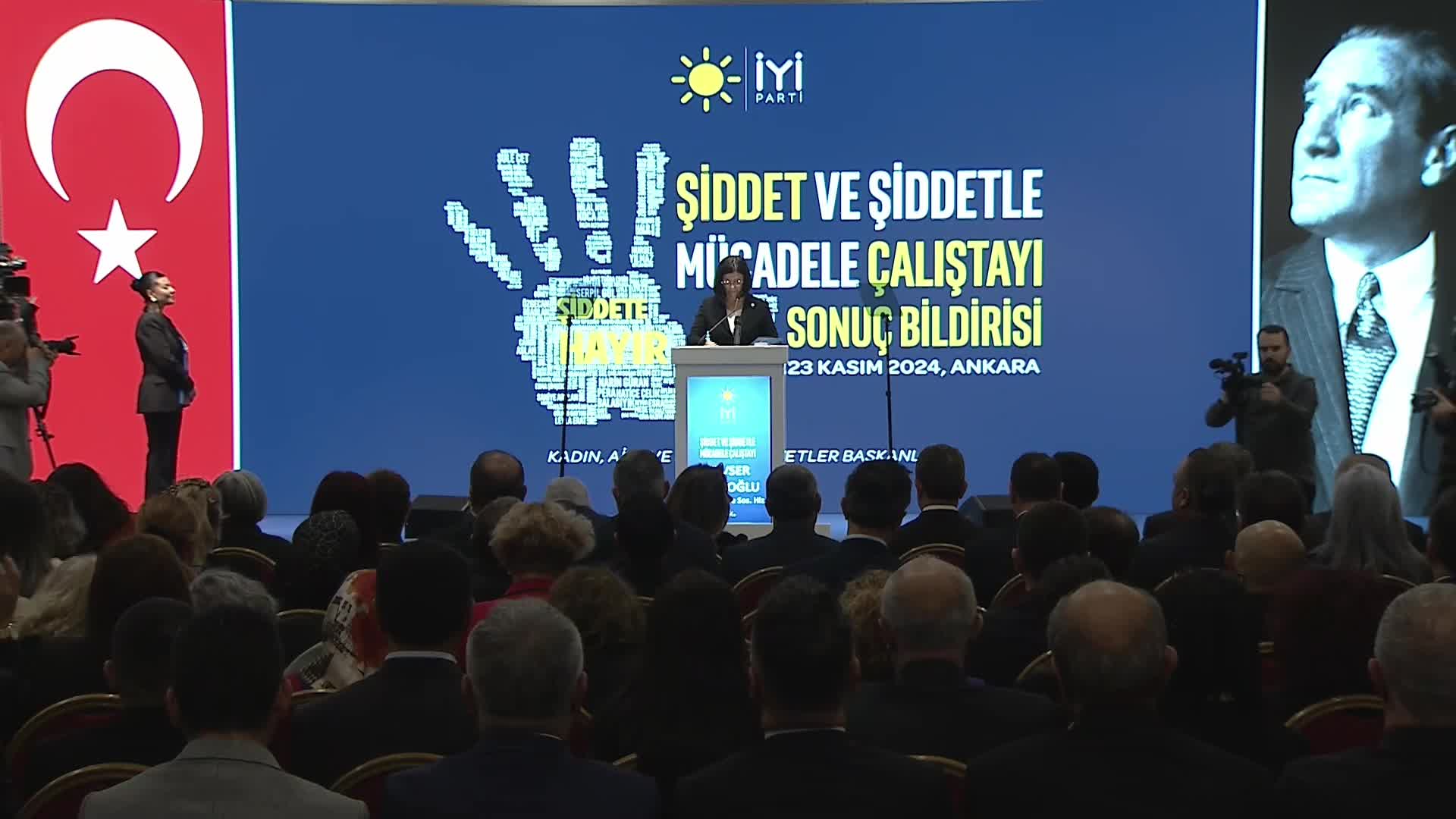 İYİ Parti'nin Şiddet ve Şiddetle Mücadele Çalıştayı... Ofluoğlu: ‘’İYİ Parti olarak asla şiddete kayıtsız kalmayacağız’’