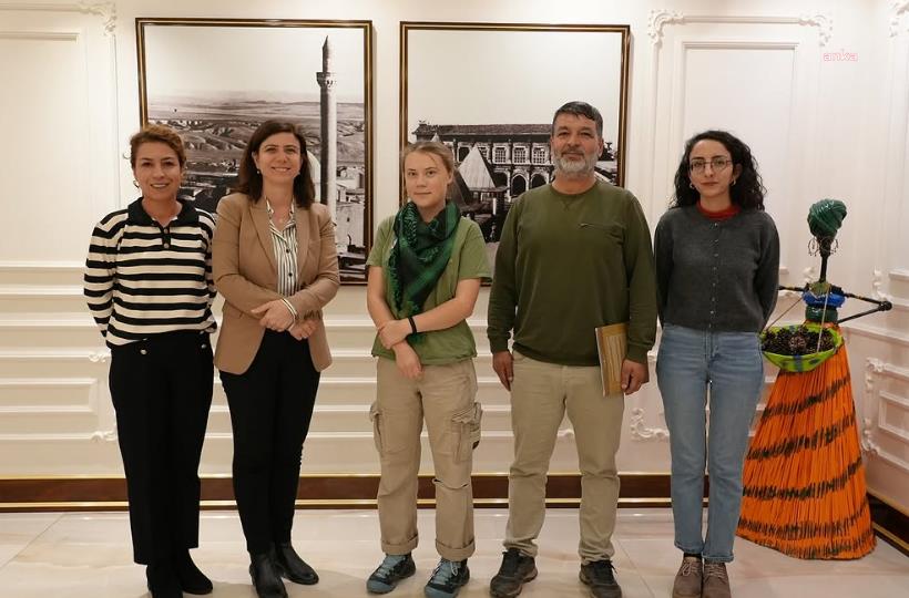 Diyarbakır Büyükşehir Belediyesi ünlü iklim aktivisti Greta Thunberg’i ağırladı