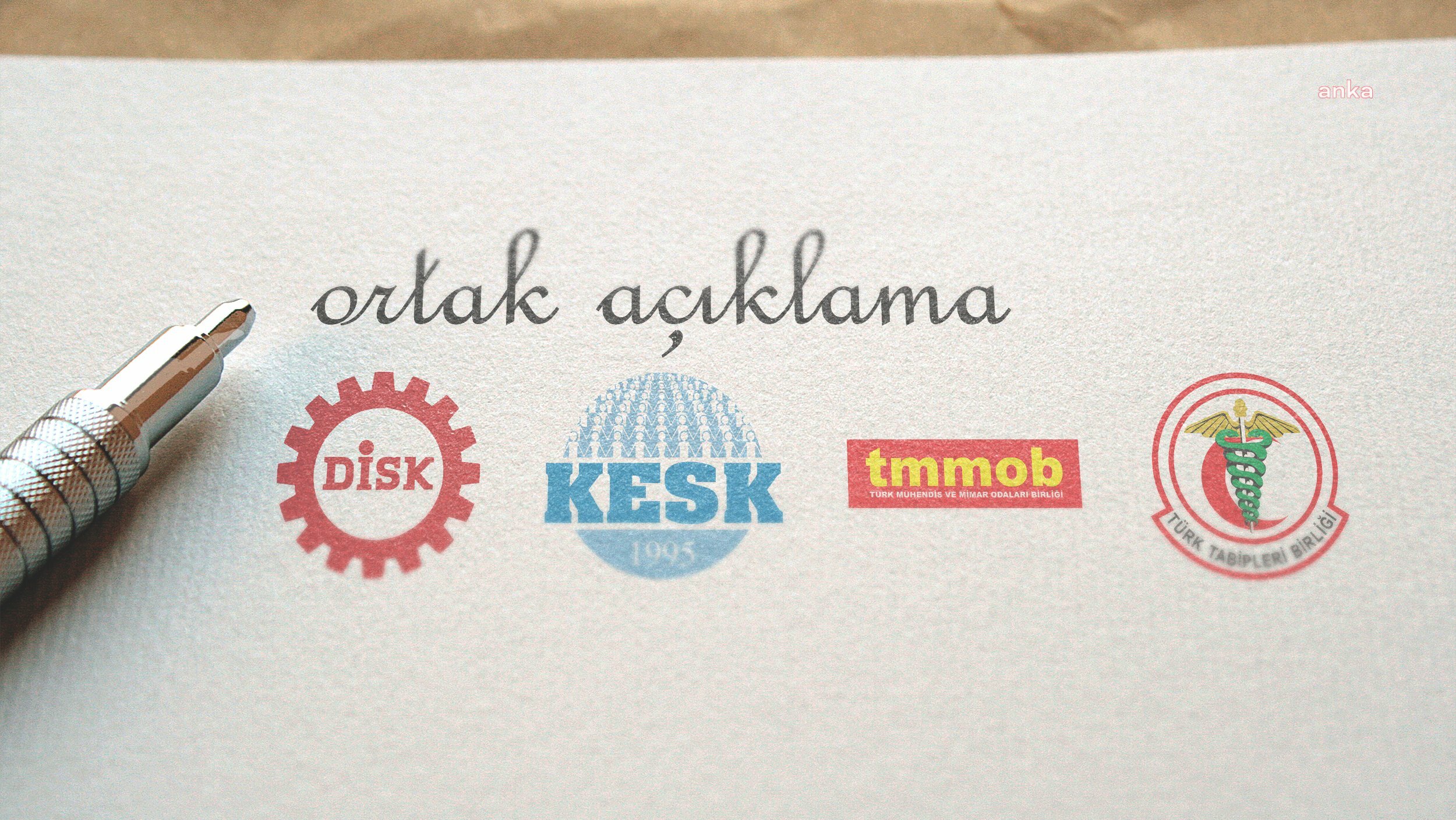 DİSK, KESK, TMMOB ve TTB’den kayyuma karşı ortak açıklama