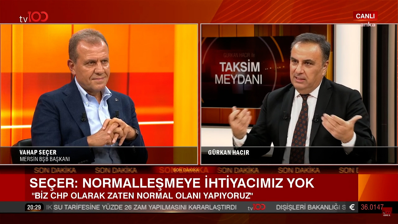 Mersin Büyükşehir Belediye Başkanı Seçer: "Türkiye’de adalet anlayışı, yargı güvencesi yok"