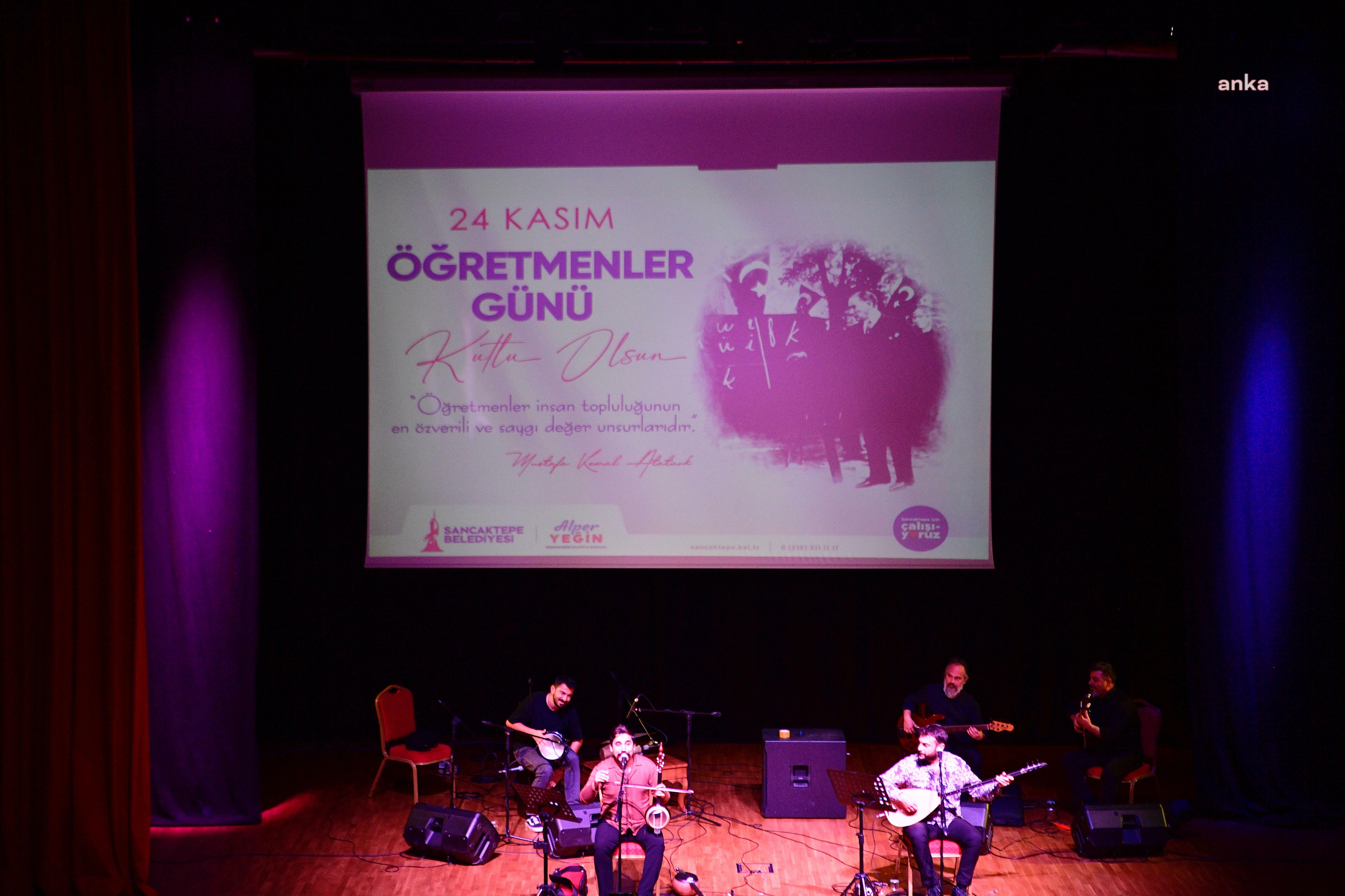 Sancaktepe'de Öğretmenler Günü'nde Umut Sülünoğlu ve Uğur Önür sahne aldı