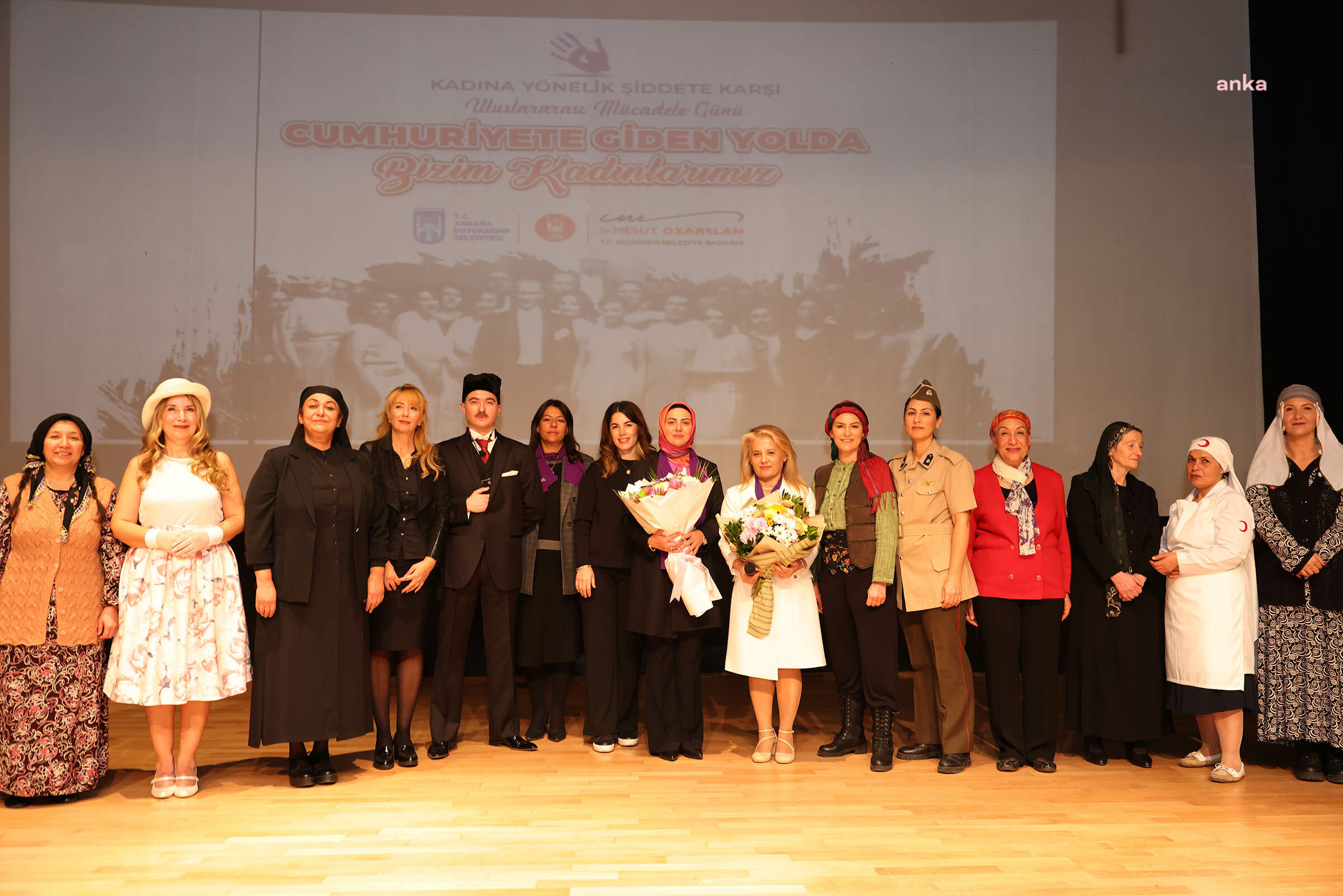 Keçiören'de Kadına Yönelik Şiddetle Uluslararası Mücadele Günü'ne özel oyun sahnelendi