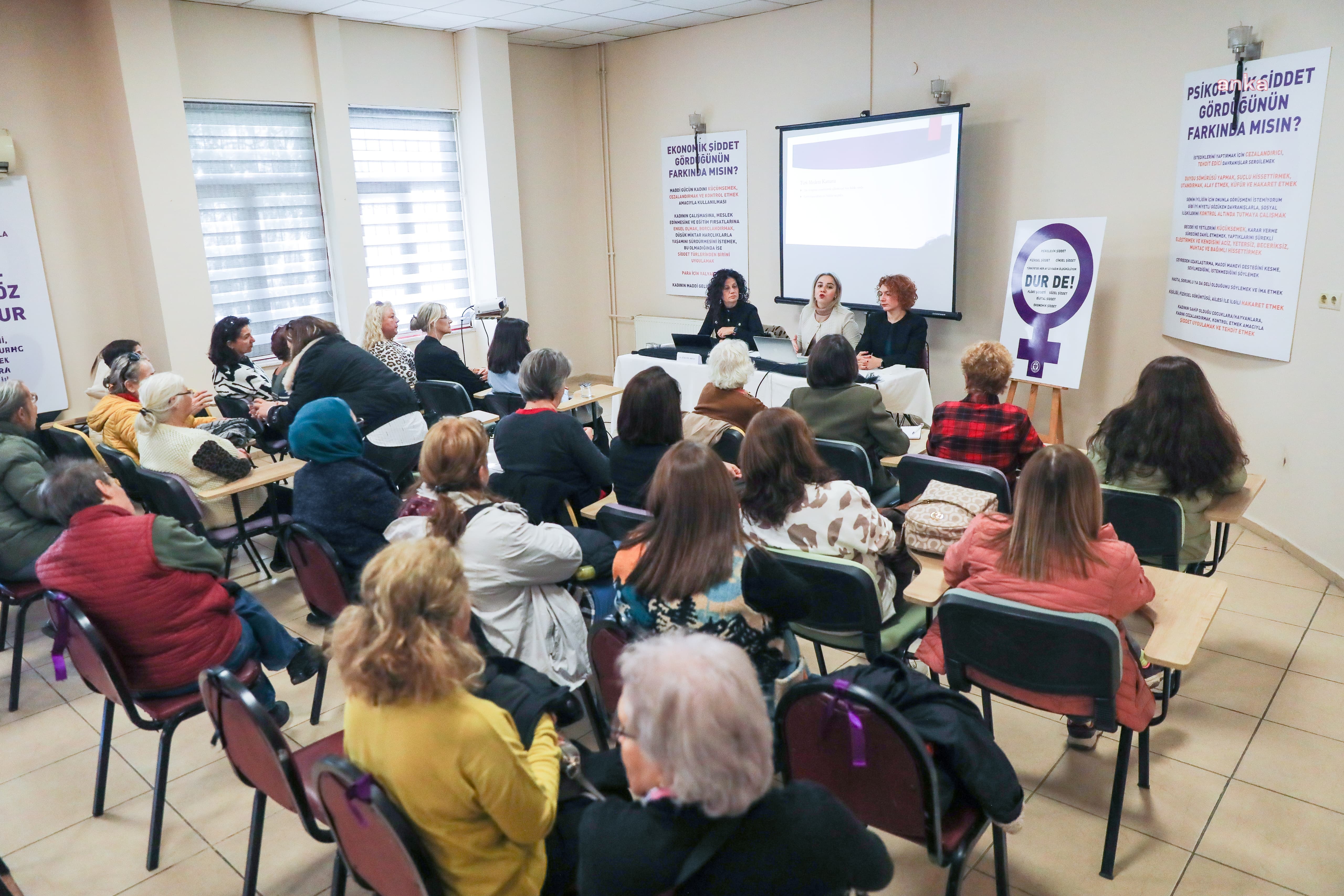 Buca’da “Kadına Yönelik Şiddet ve Toplumsal Cinsiyet” paneli düzenlendi