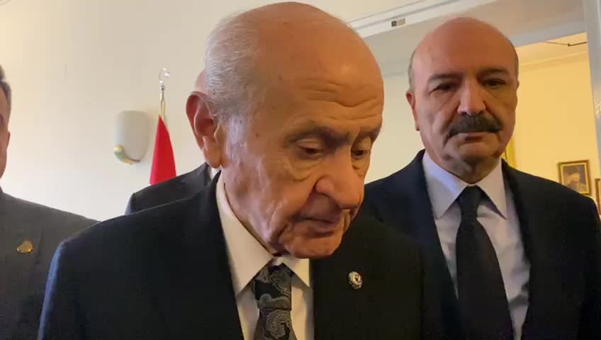 Devlet Bahçeli ve Ahmet Türk görüşmesi... Bahçeli: ''Görüşme talebi bize intikal etmedi ama görüşme arzusu taşırlarsa her zaman görüşebiliriz''