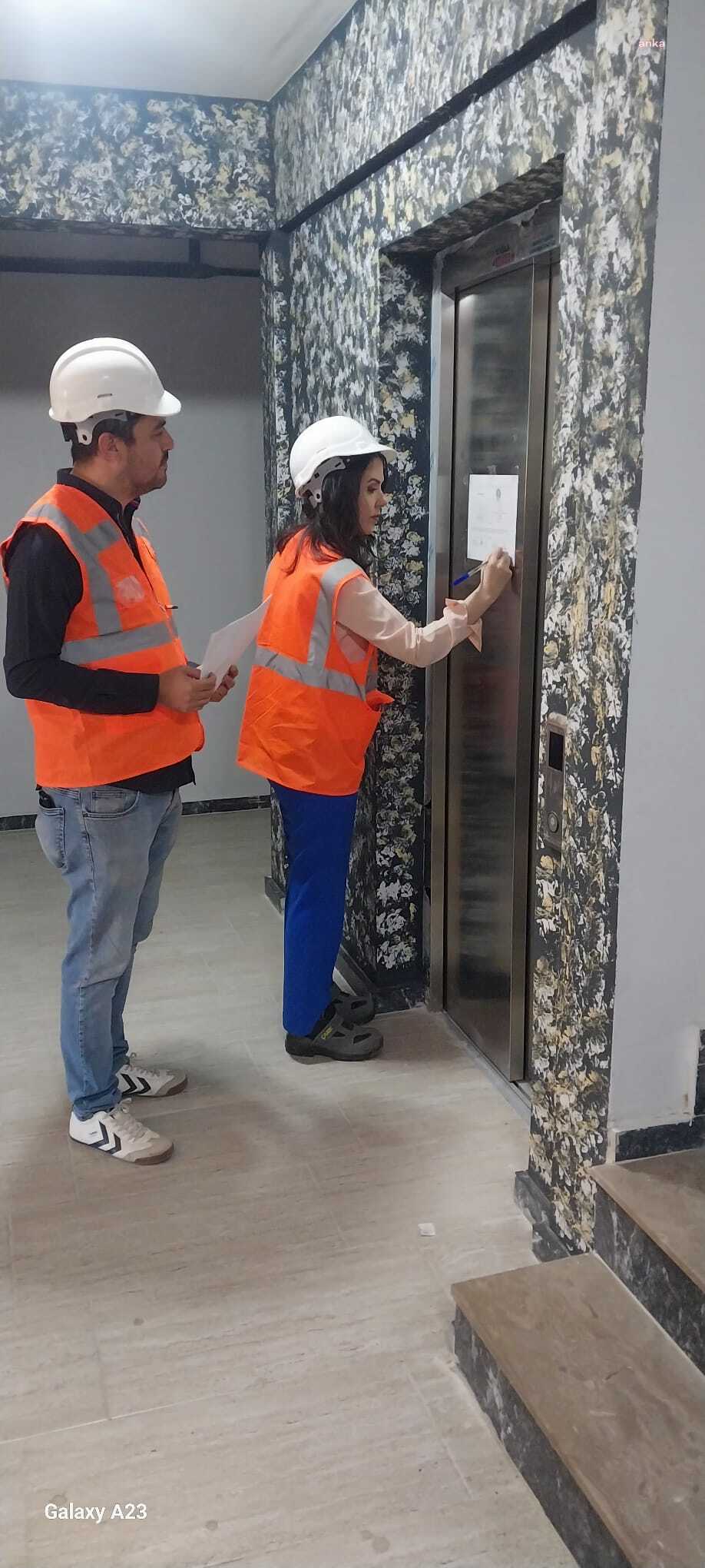 Ödemiş Belediyesi ilçedeki asansörleri denetliyor