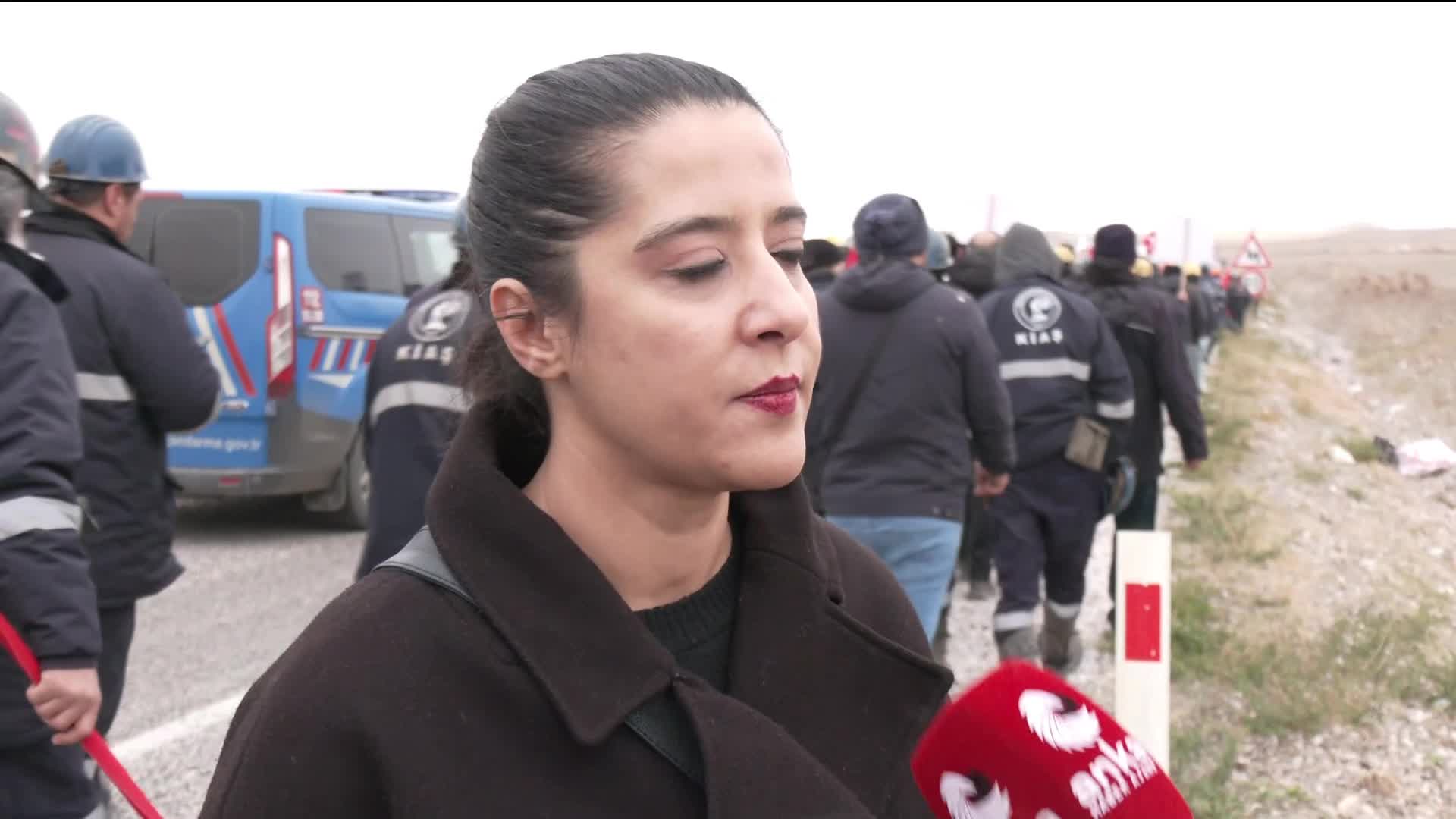 EMEP'li Sevda Karaca'dan Çayırhan işçilerinin yürüyüşüne destek: "Özelleştirme açık bir talan"
