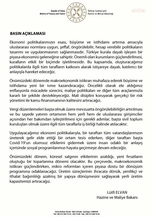 BAKAN LÜTFİ ELVAN'DAN İLK MESAJ: DÖNÜŞÜM PROGRAMINA ODAKLANACAĞIZ