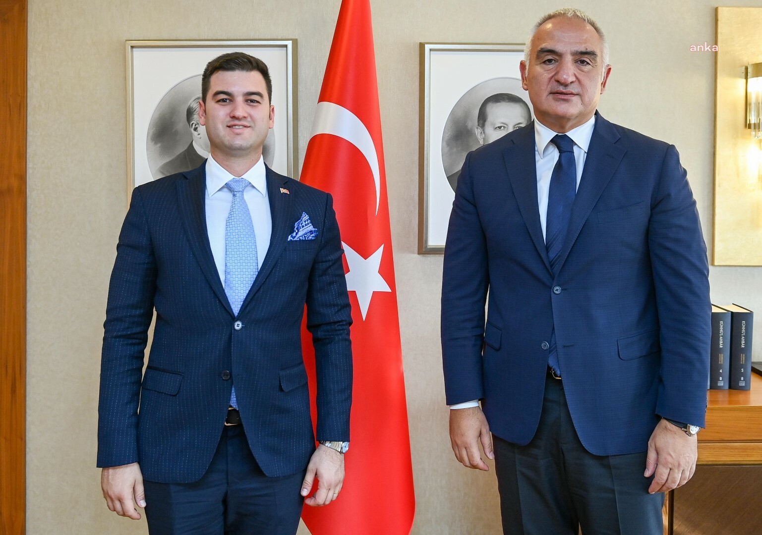 Bodrum Belediye Başkanı Mandalinci'den Kültür ve Turizm Bakanı Ersoy'a ziyaret