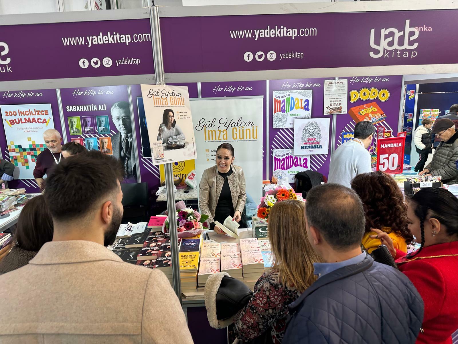 Yazar Gül Yalçın, 21. Ankara kitap fuarında okurları ile buluştu