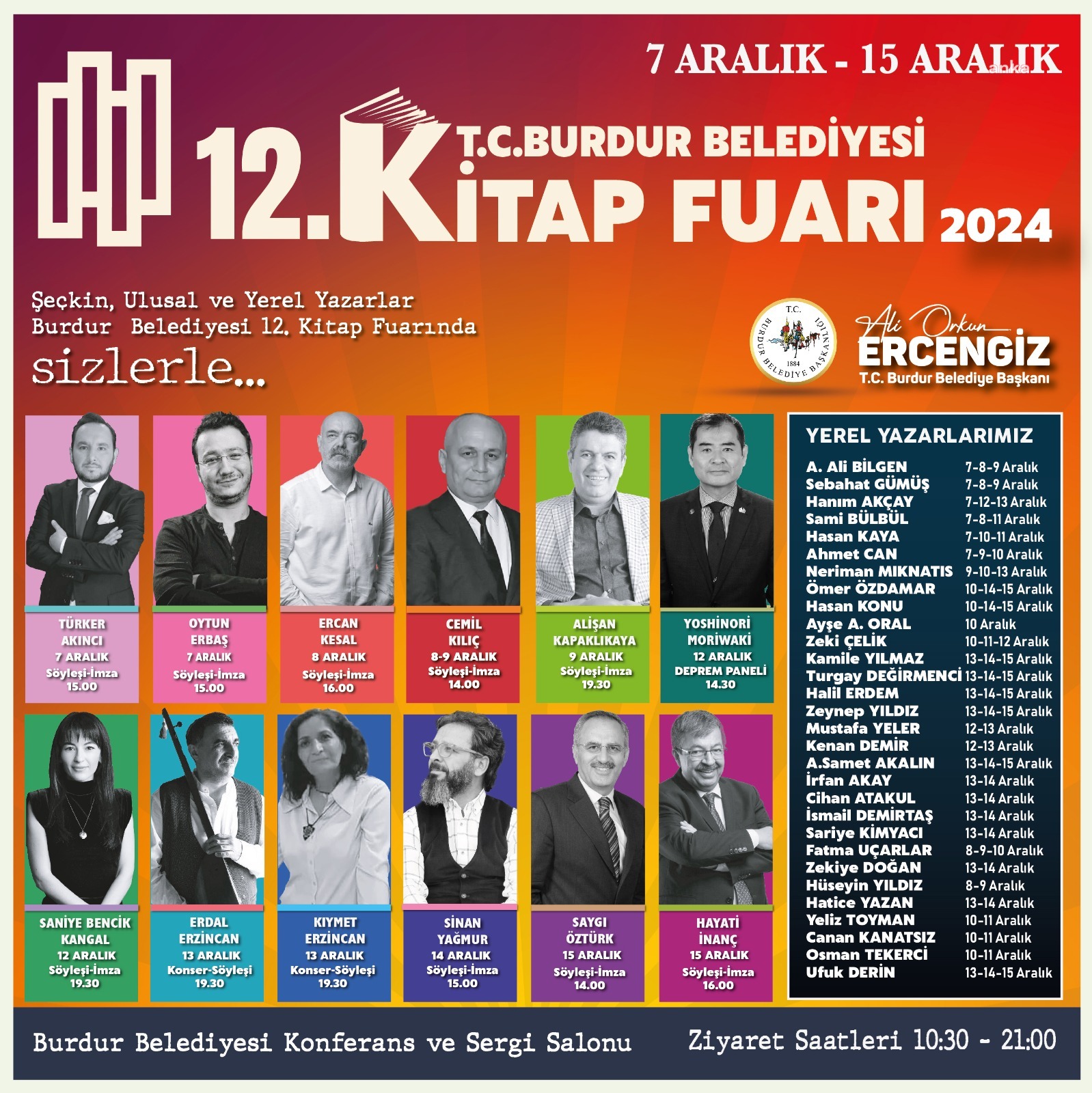 12. Burdur Kitap Fuarı başlıyor