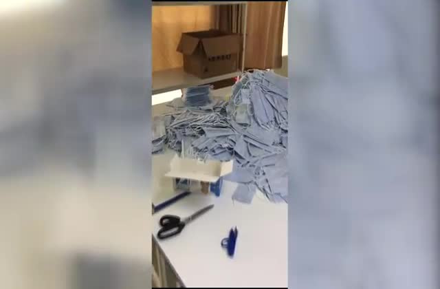 KAÇAK YÜZ MASKESİ ÜRETEN İŞ YERİ MÜHÜRLENDİ