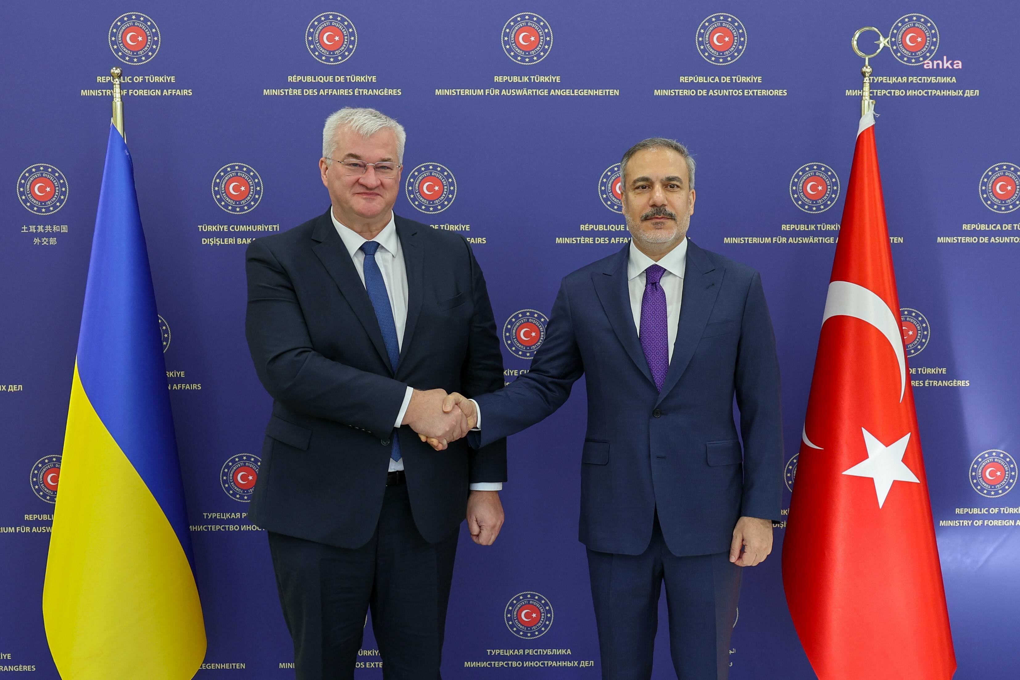 Dışişleri Bakanı Fidan, Ukrayna Dışişleri Bakanı Sibiha ile görüştü