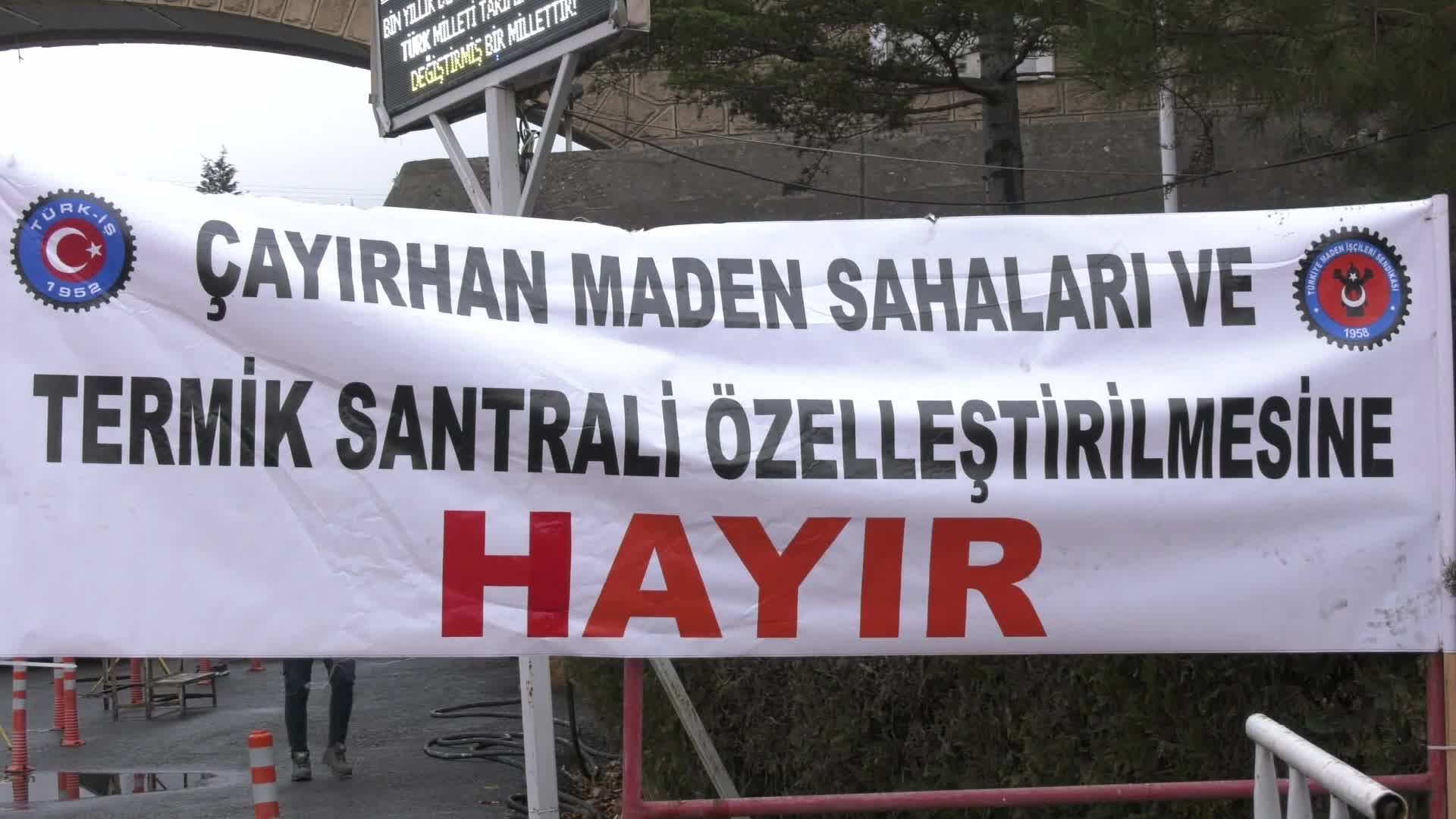 Çayırhan işçileri, 4 Aralık Dünya Madenciler Günü'nü kutladı: “İstediğimizi alıncaya kadar davamızdan vazgeçmeyeceğiz”