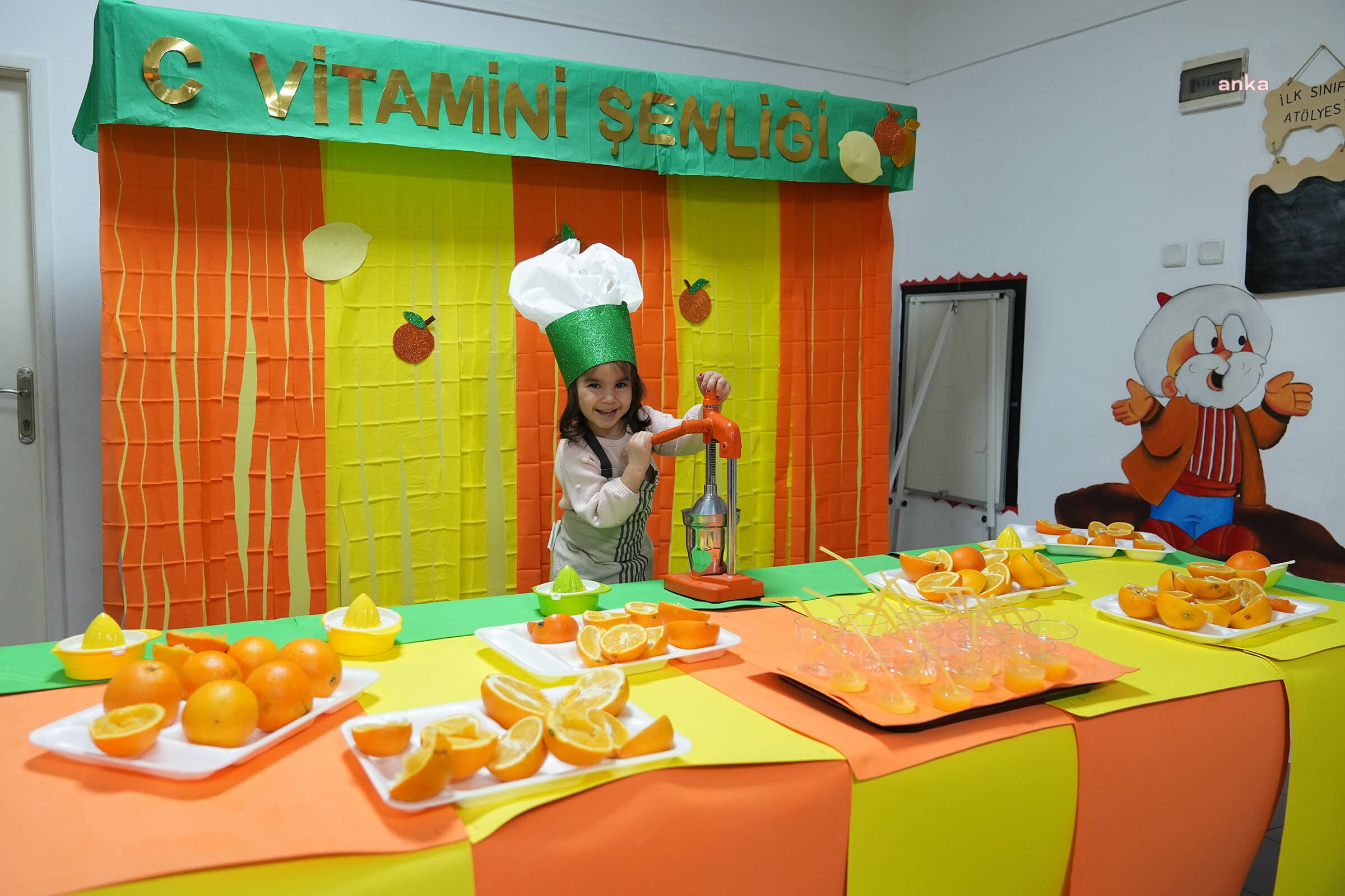 Keçiören'de okul öncesi öğrencilere yönelik C Vitamini Şenliği düzenlendi