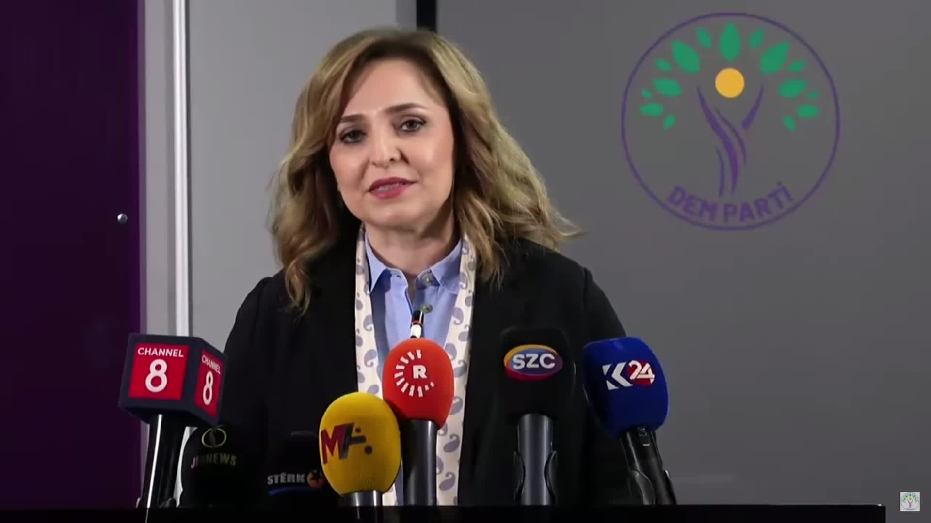 DEM Parti Sözcüsü Ayşegül Doğan: İletilmiş bir görüşme onayı yok. İmralı'ya gidecek heyetle ilgili iddialar gerçek dışı