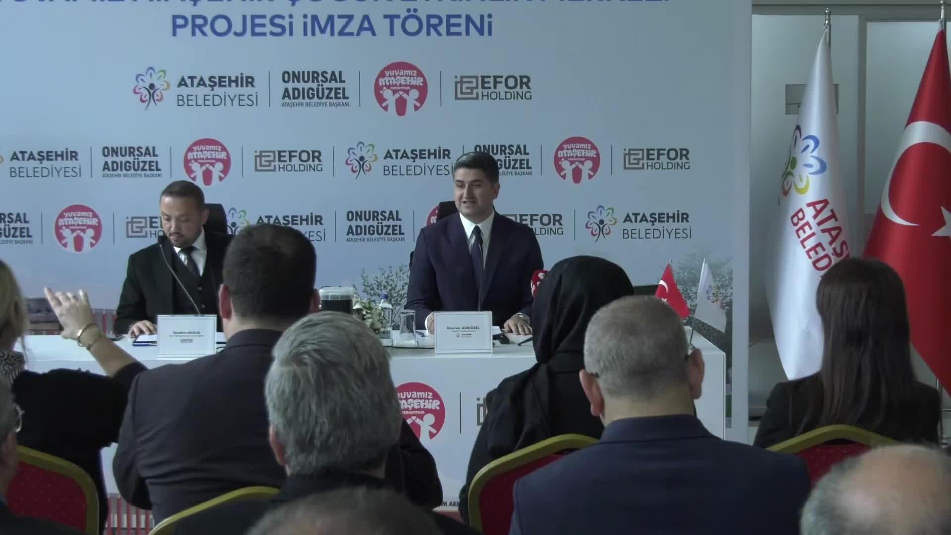Ataşehir'de yeni bir 'Çocuk Etkinlik Merkezi' için imzalar atıldı