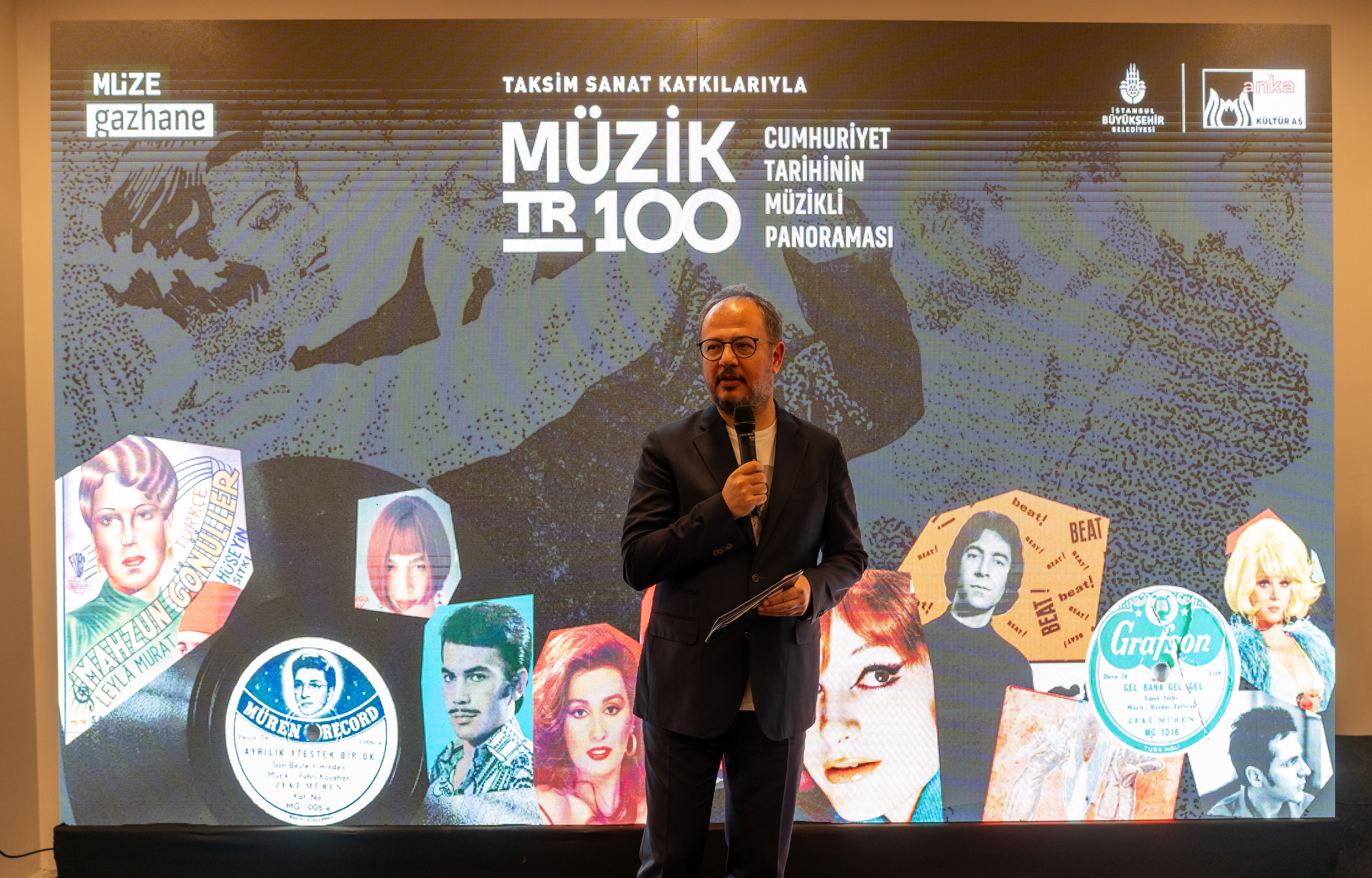 “Müzik TR100: Cumhuriyet Tarihinin Müzikli Panoraması” sergisi, Müze Gazhane’de