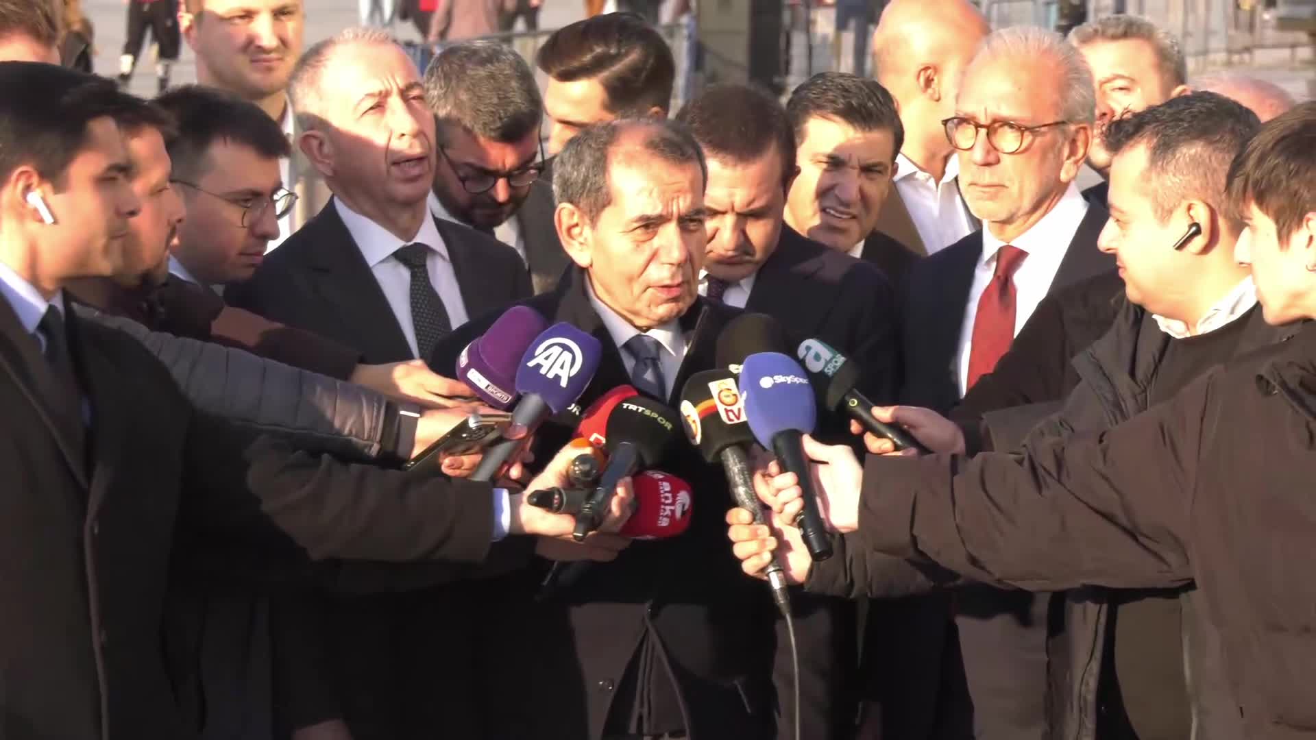 GS Spor Kulübü Başkanı Özbek, TFF Başkanı Hacıosmanoğlu hakkında suç duyurusunda bulundu